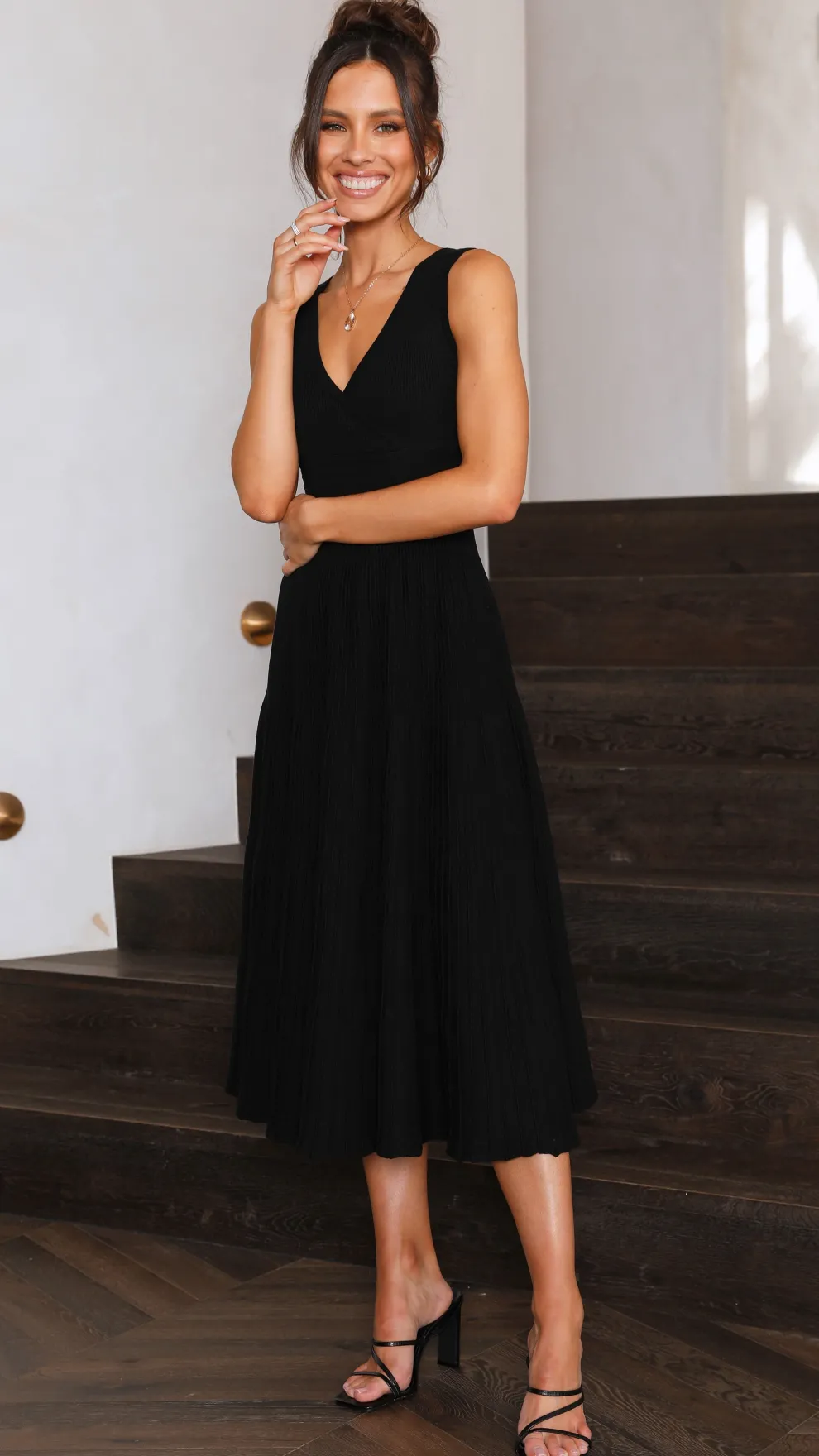 Jayde Knit Dress - Black