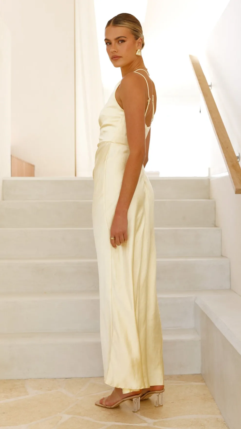 Jenna Maxi Dress - Yellow