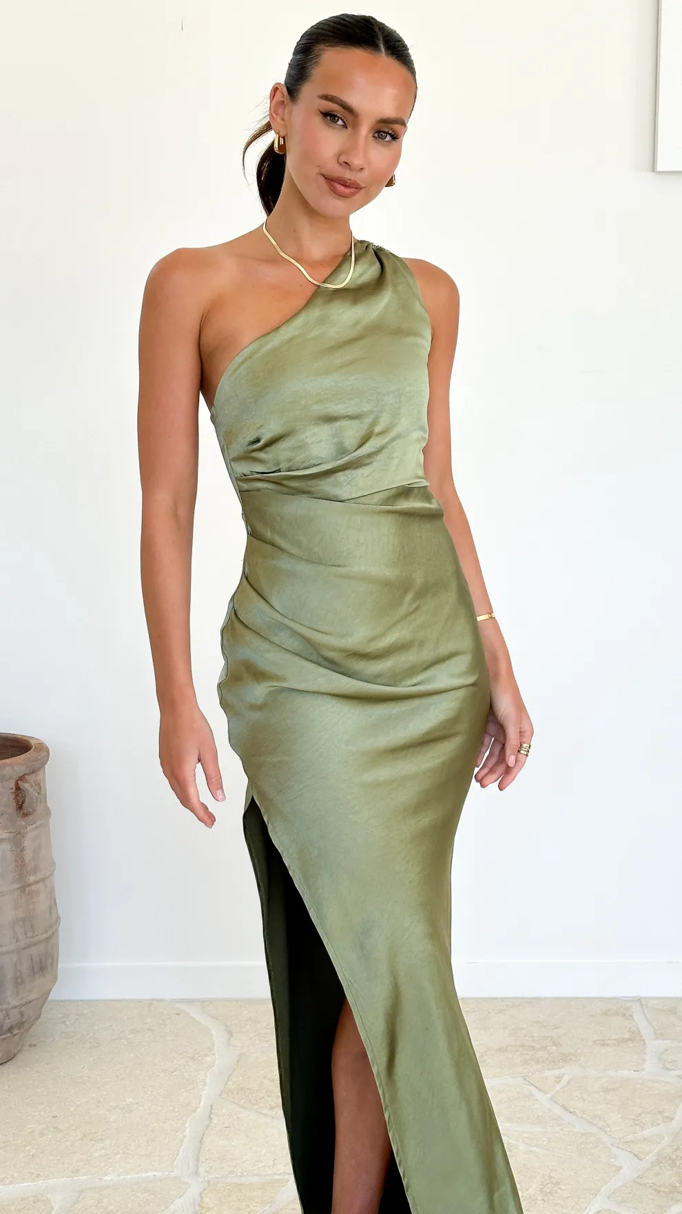 Jenna Maxi Dress - Olive