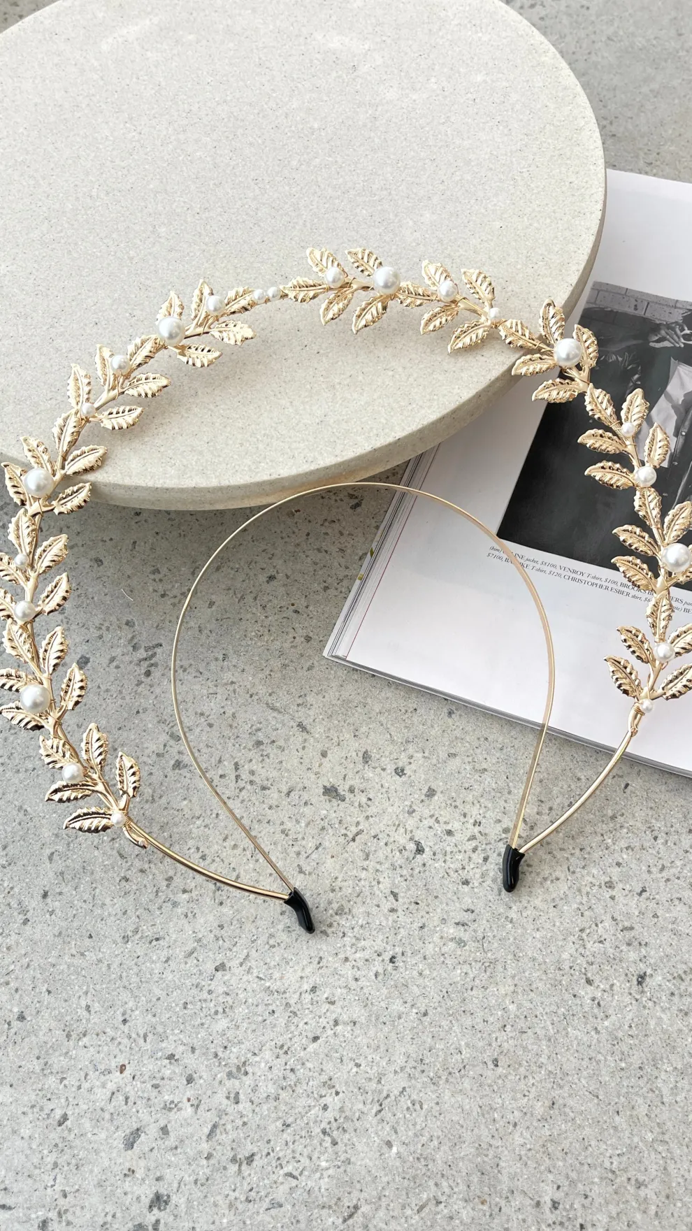 Juliet Halo Headband - Gold