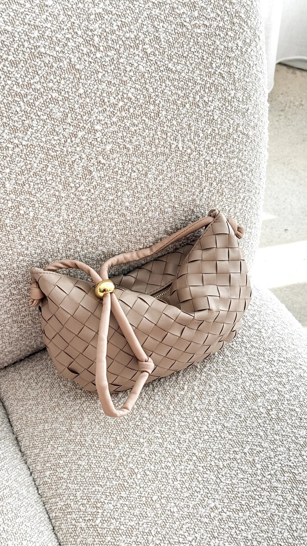 Kacey Handle Bag - Stone