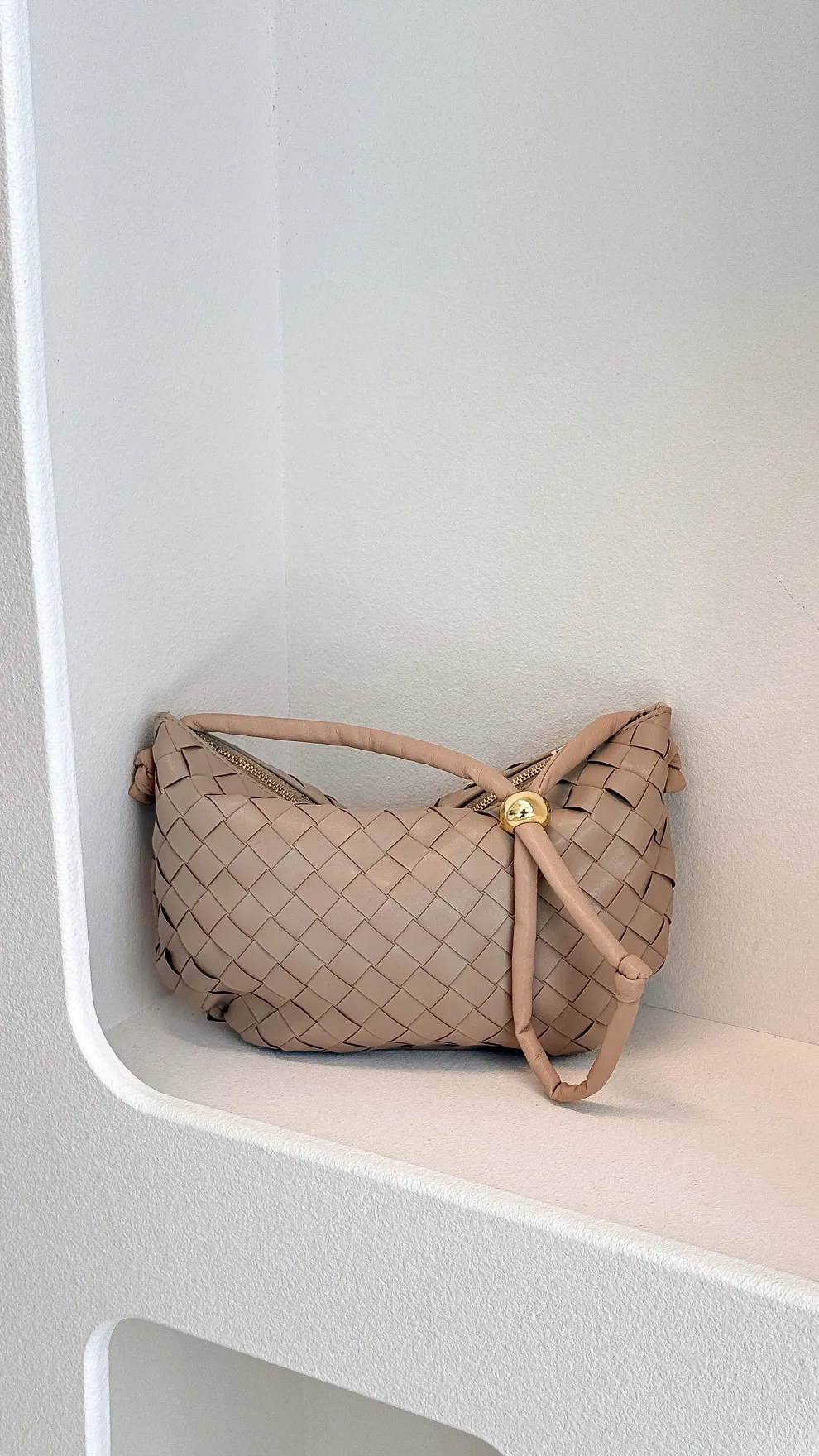 Kacey Handle Bag - Stone