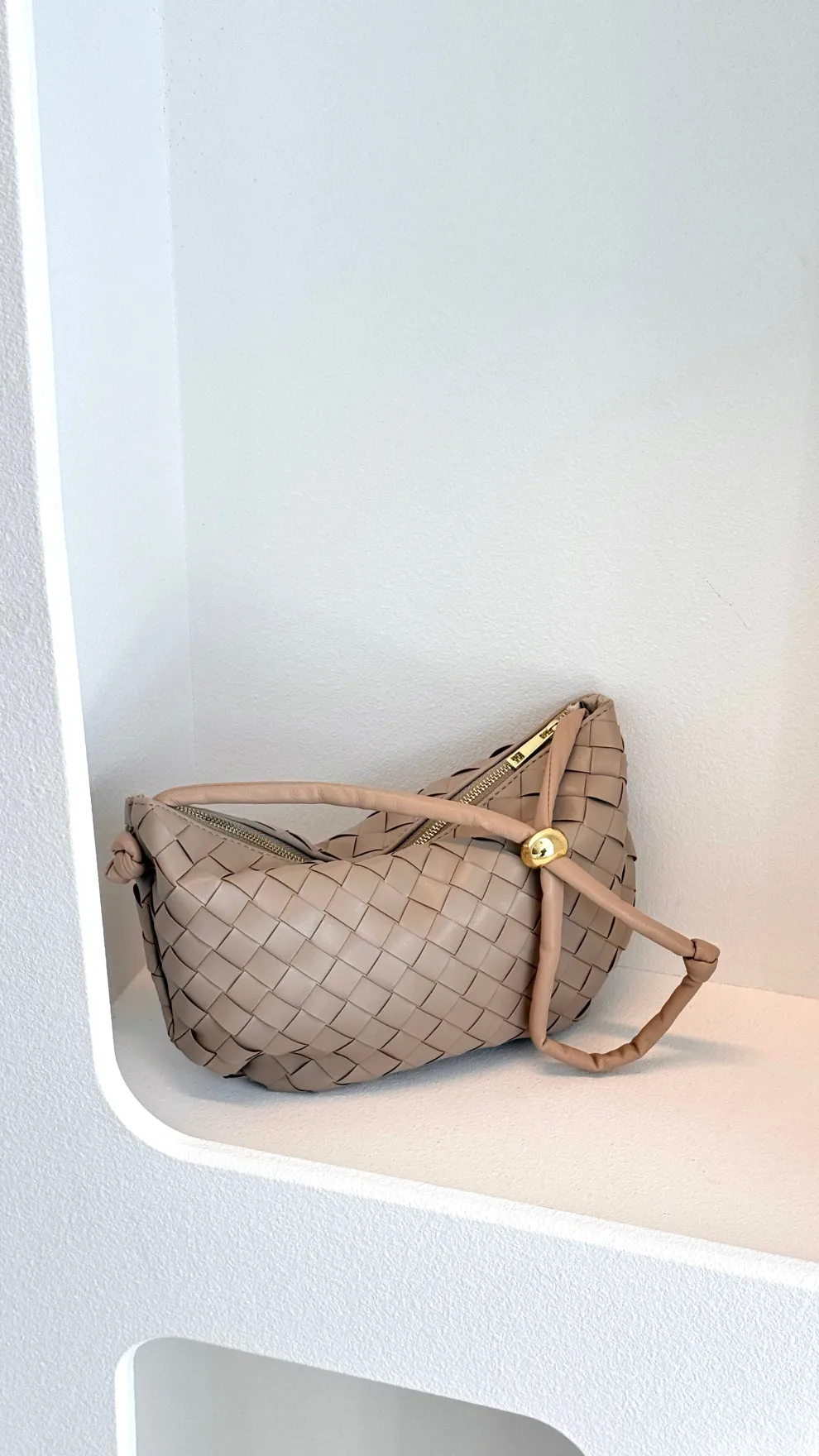 Kacey Handle Bag - Stone