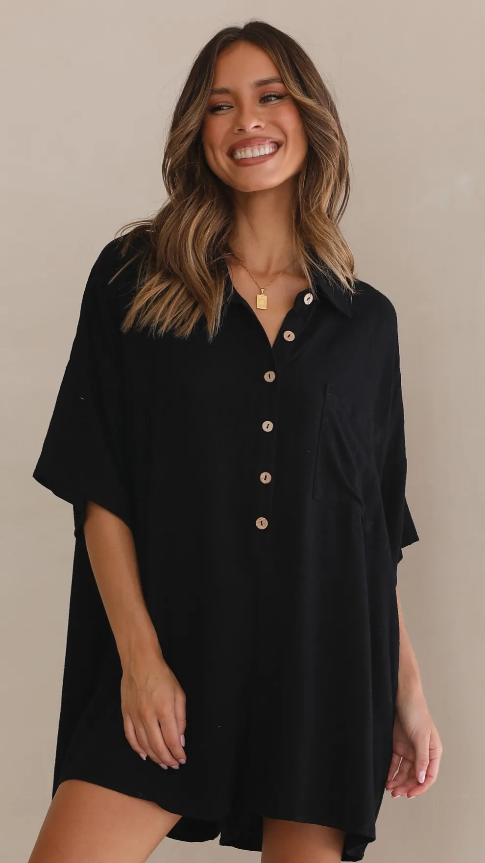 Keely Playsuit - Black