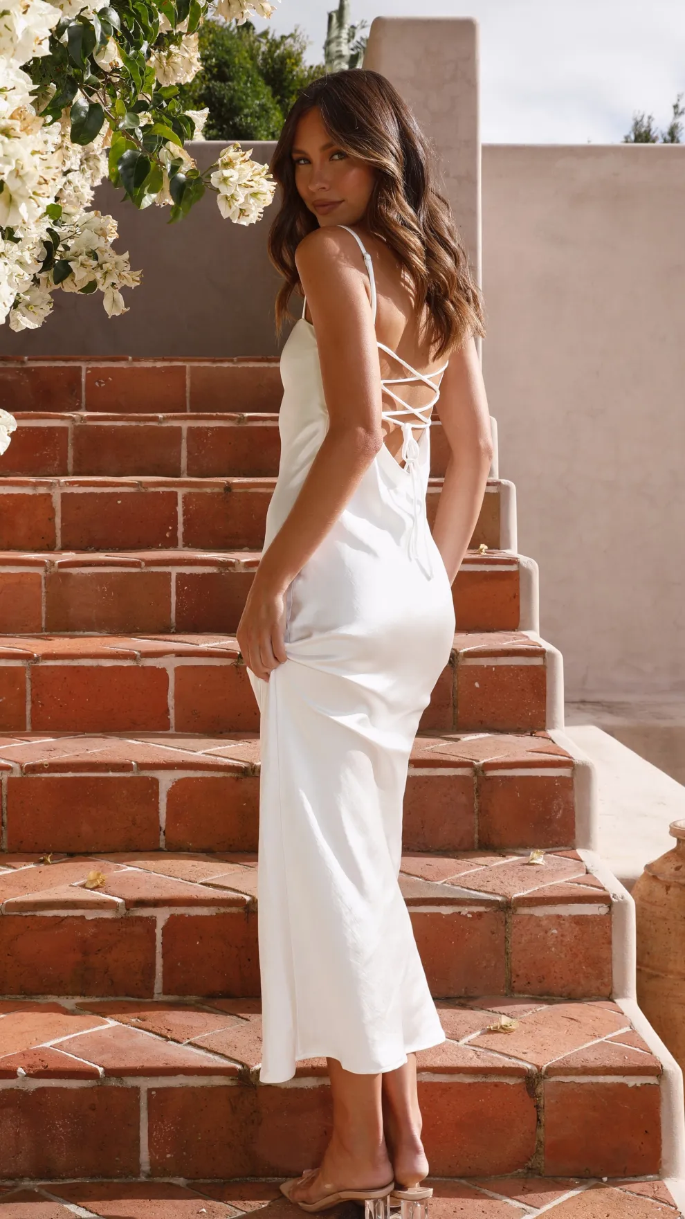 Keira Maxi Dress - Pearl