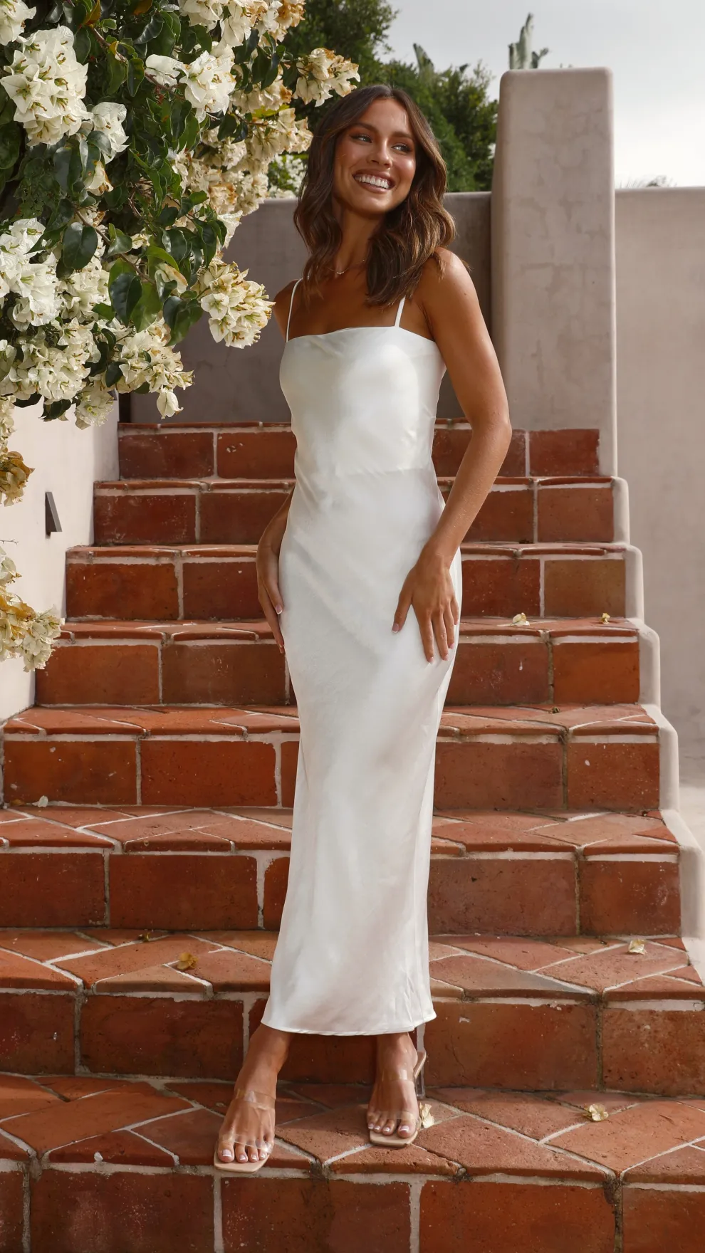 Keira Maxi Dress - Pearl