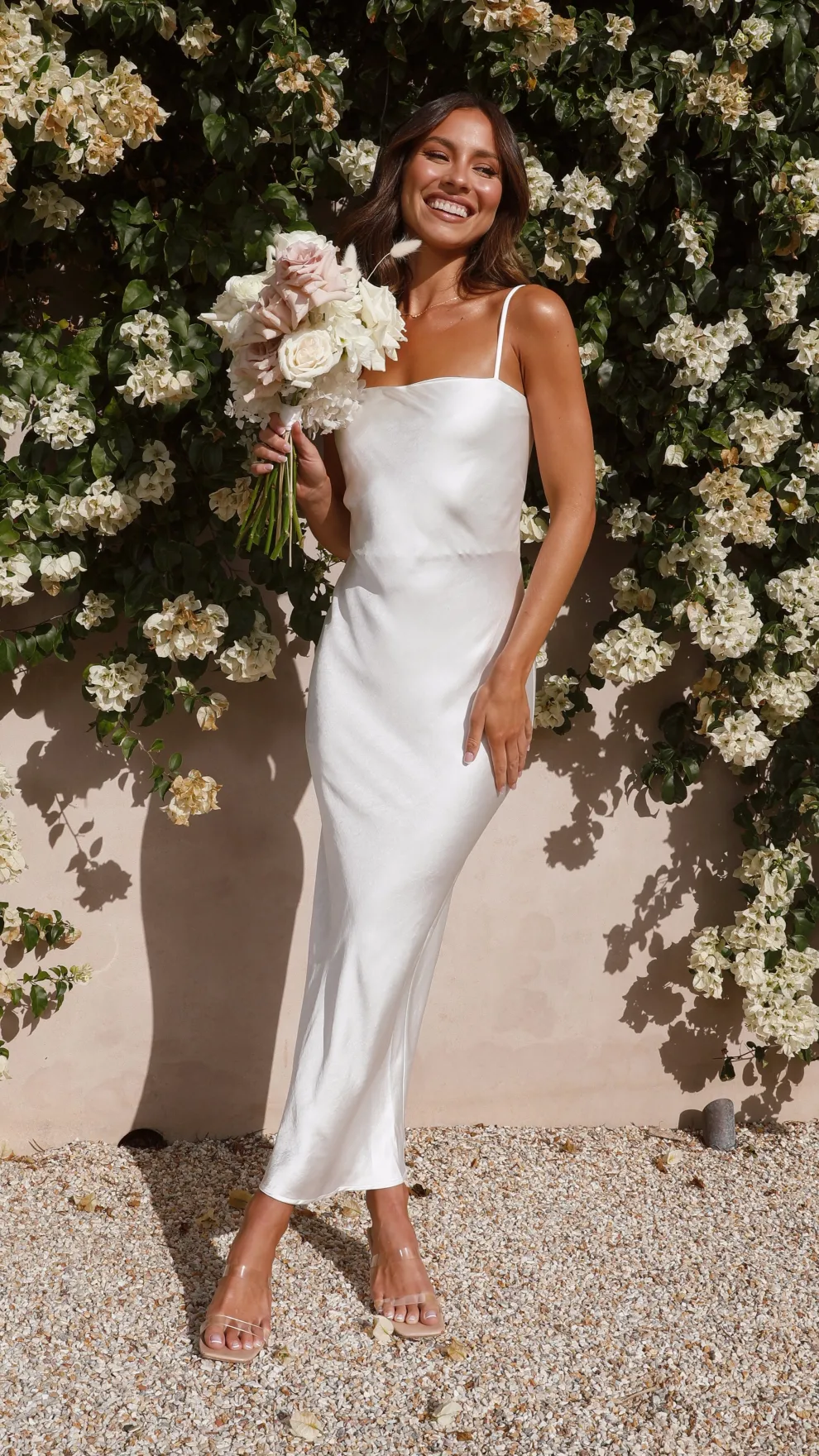 Keira Maxi Dress - Pearl