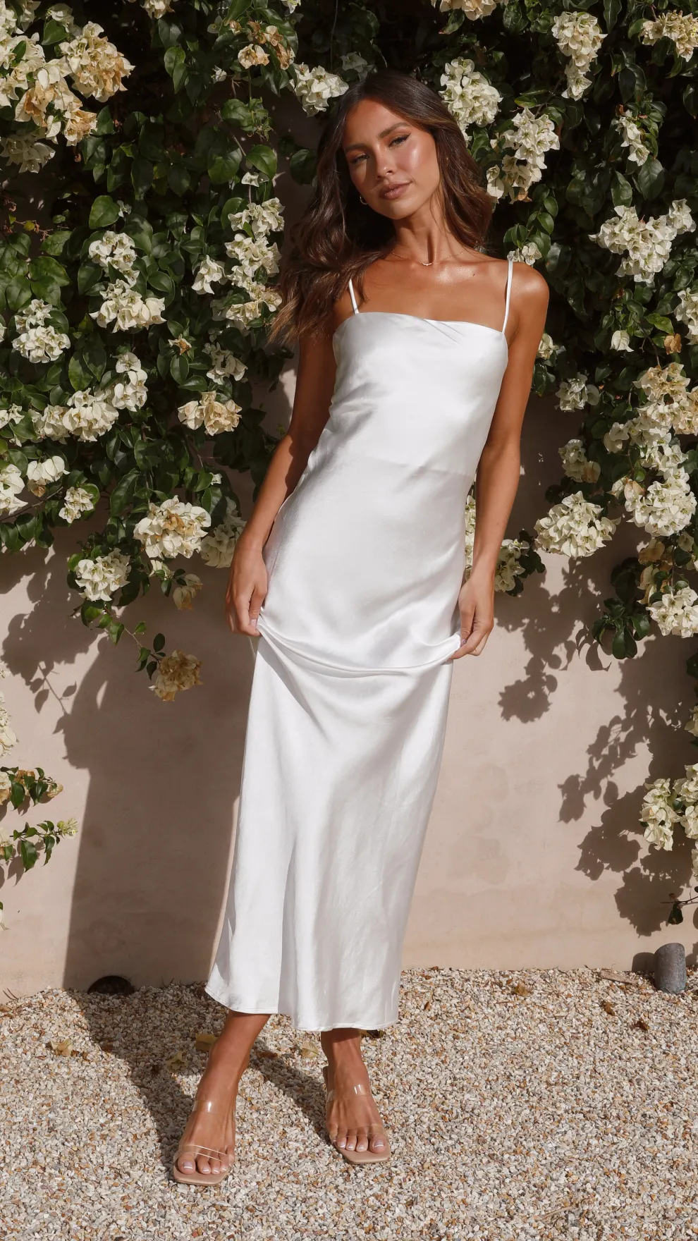 Keira Maxi Dress - Pearl