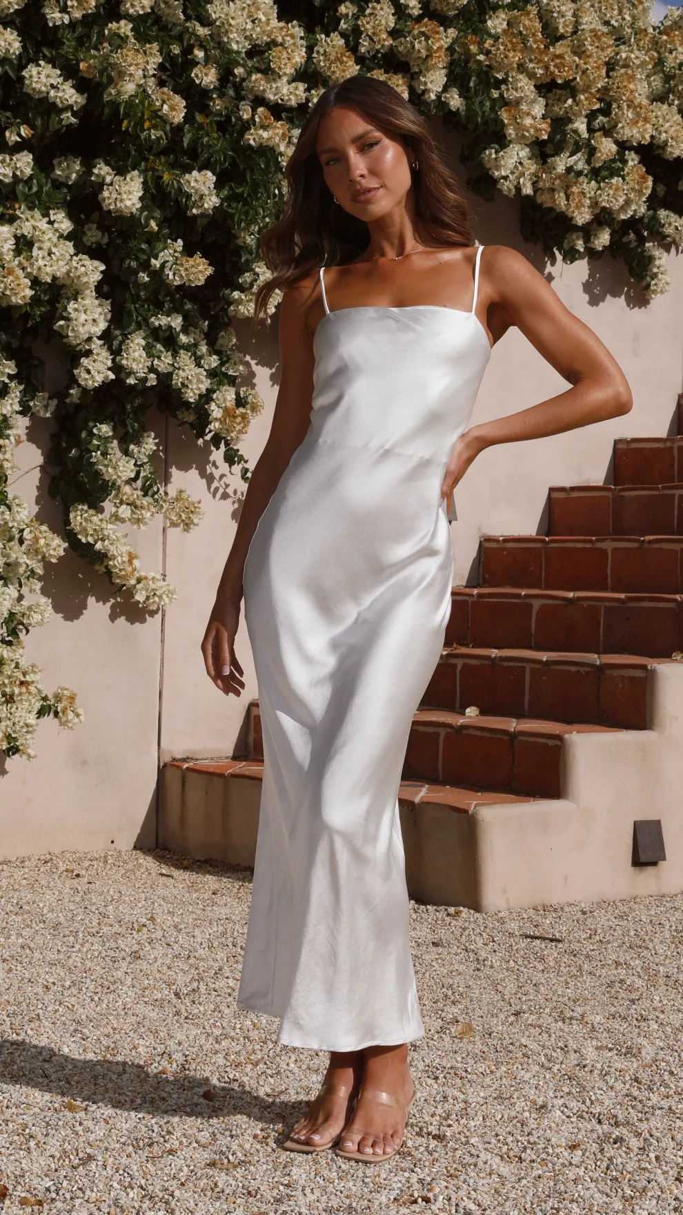 Keira Maxi Dress - Pearl