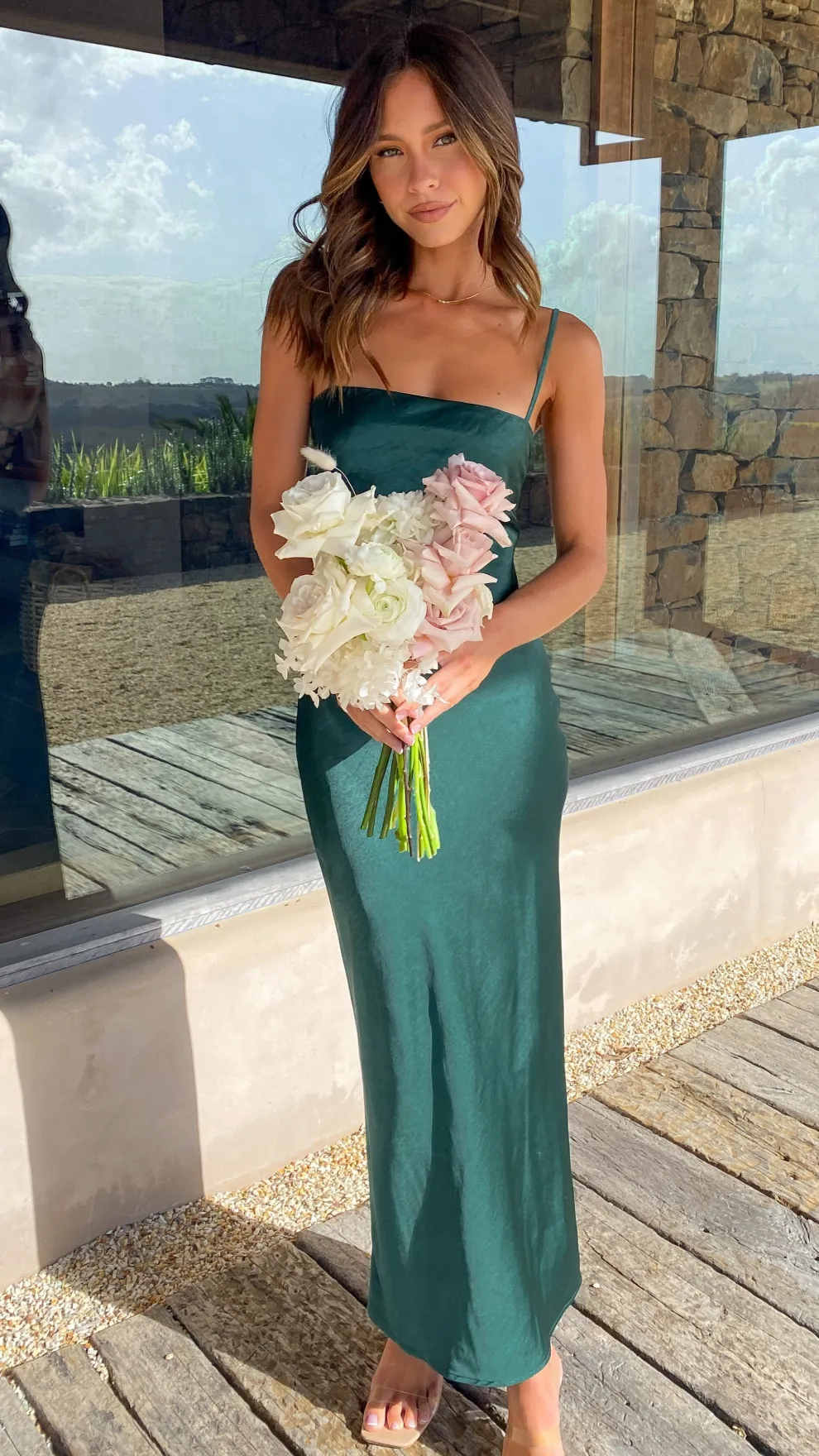 Keira Maxi Dress - Emerald