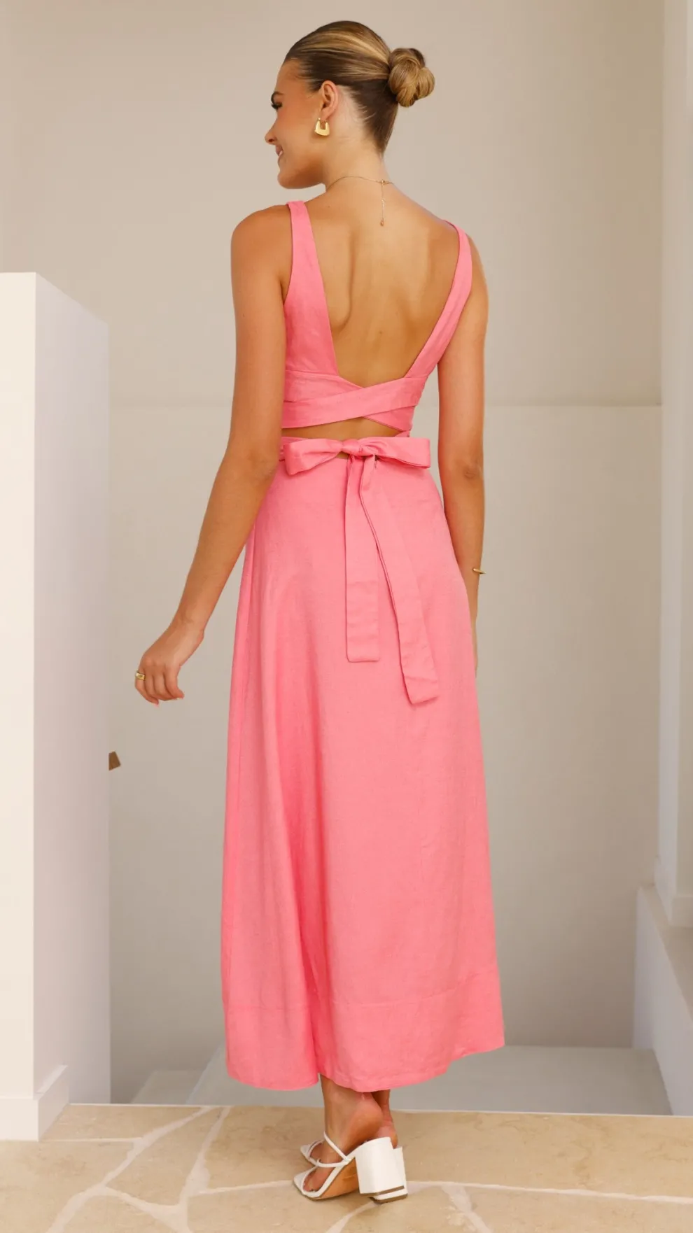 Kimberley Maxi Dress - Pink