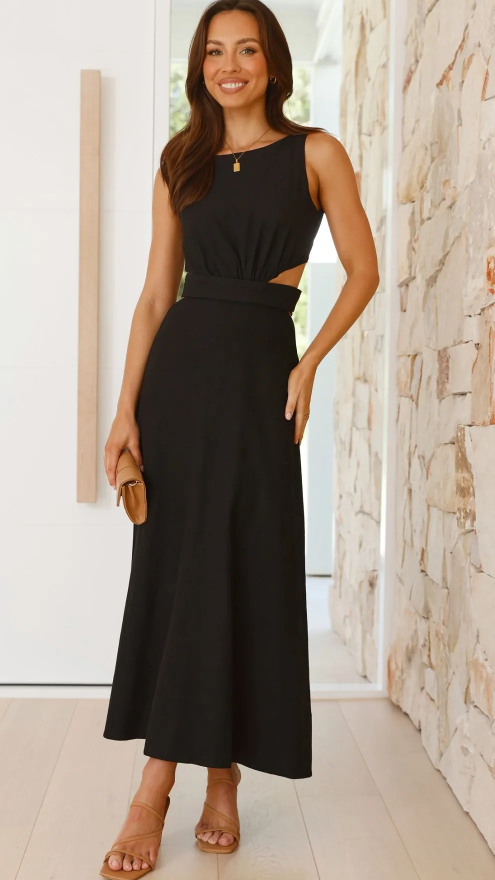Kimberley Maxi Dress - Black