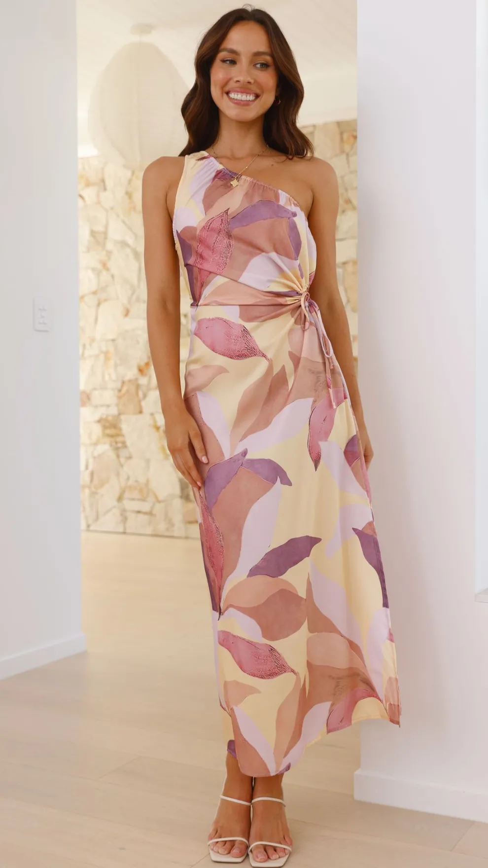 Lana Maxi Dress - Pink/Purple Floral