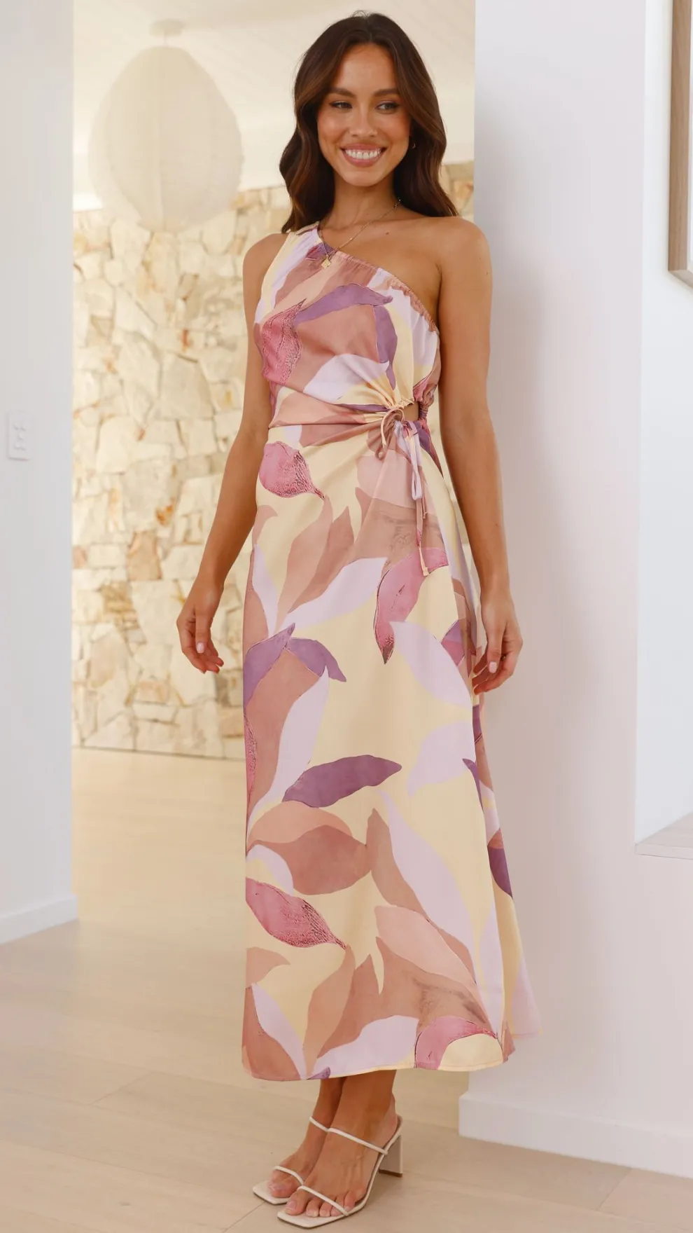 Lana Maxi Dress - Pink/Purple Floral