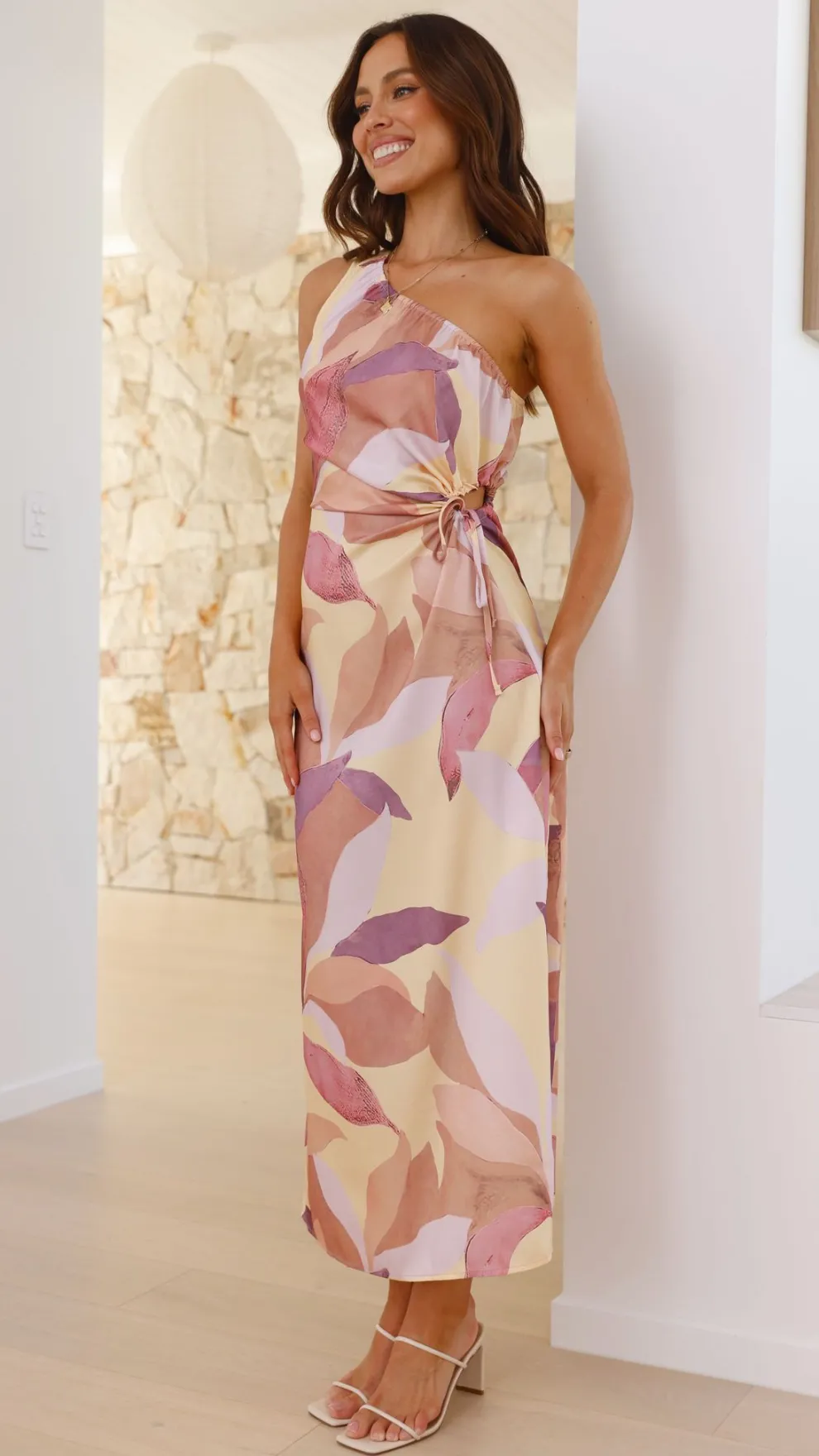 Lana Maxi Dress - Pink/Purple Floral