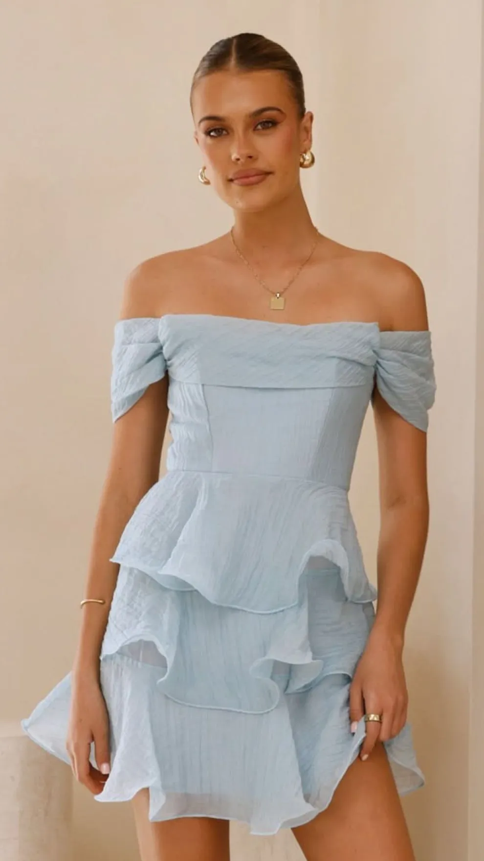 Lanelle Mini Dress - Blue