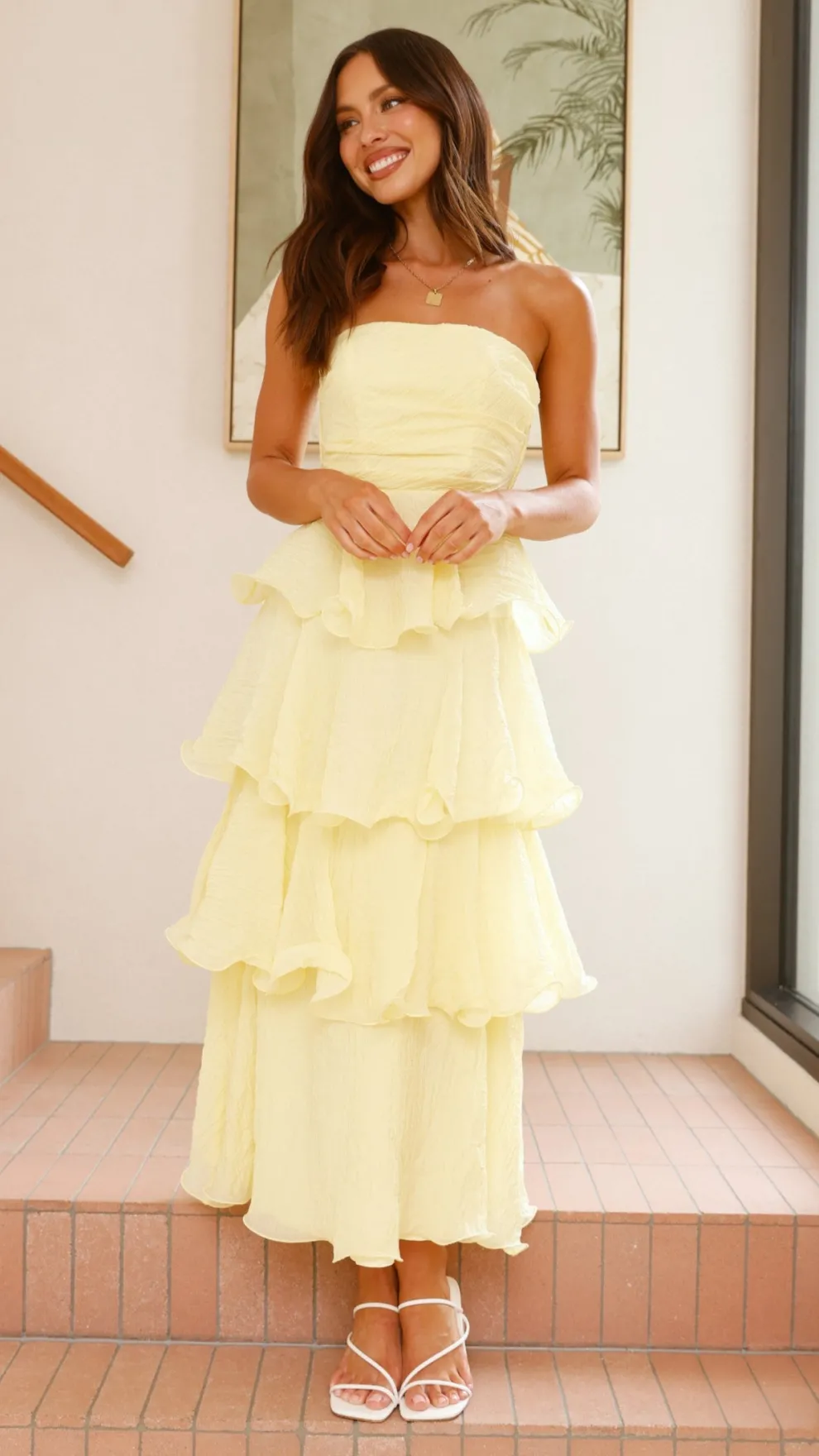 Lanica Maxi Dress - Yellow