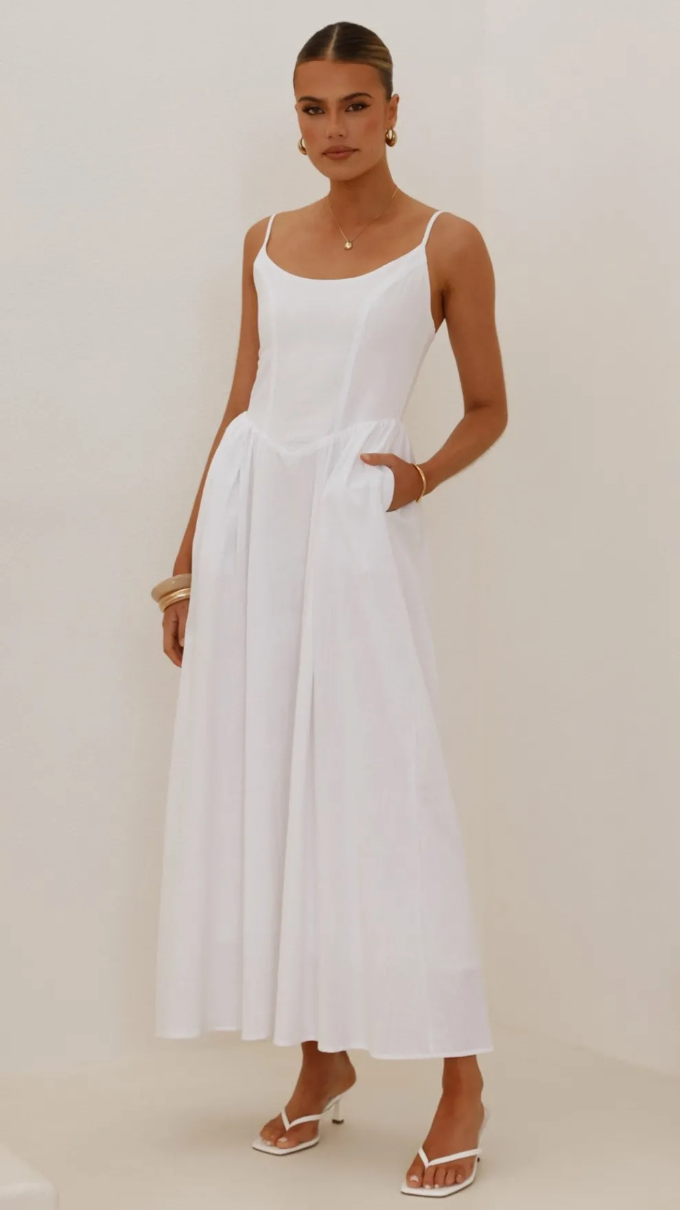 Laurelia Maxi Dress - White