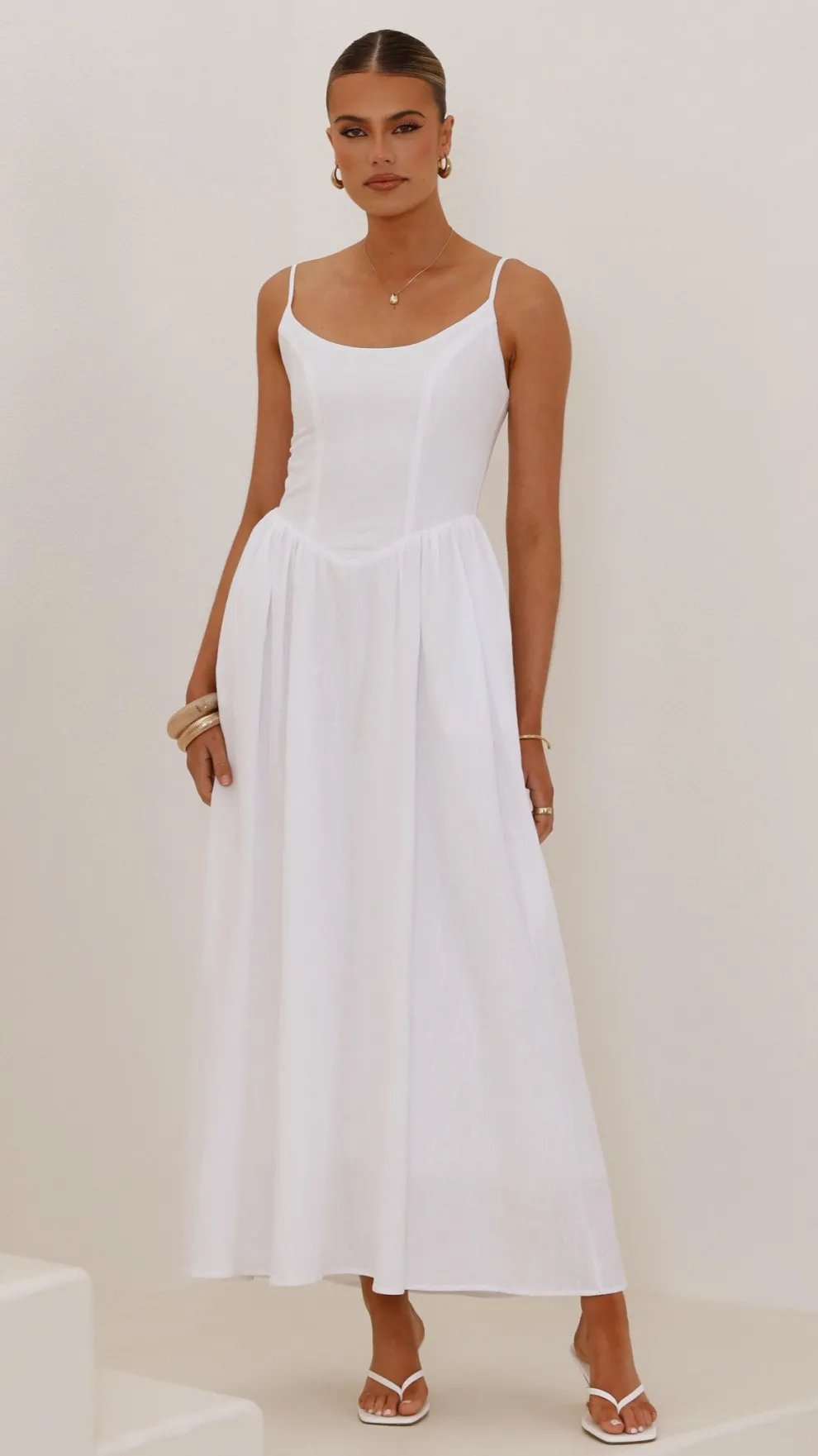 Laurelia Maxi Dress - White