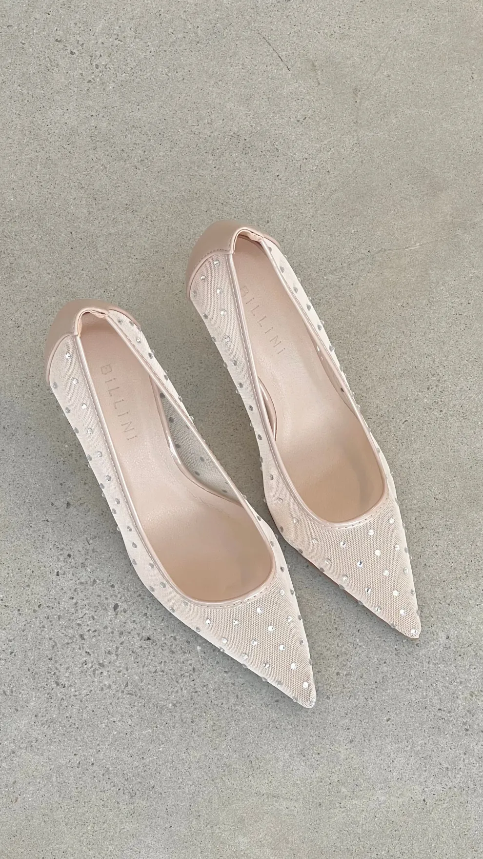 Lee Heels - Petal Mesh Diamante