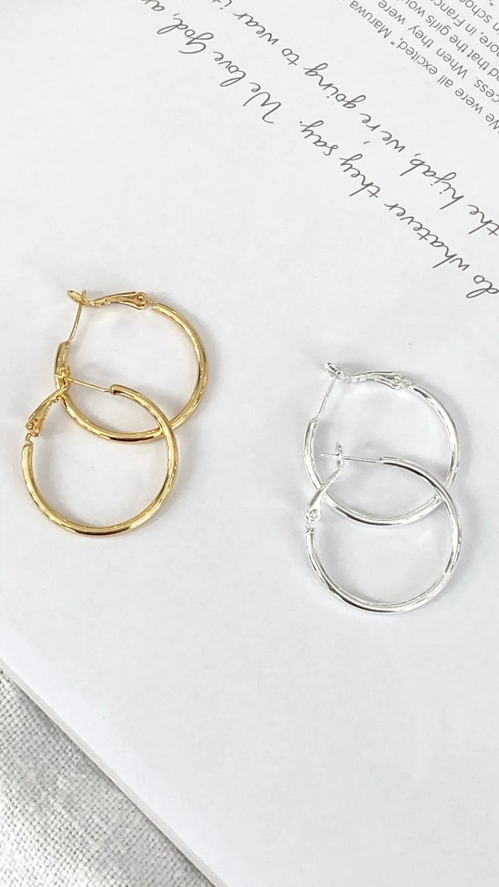 Leni Hoops - Gold