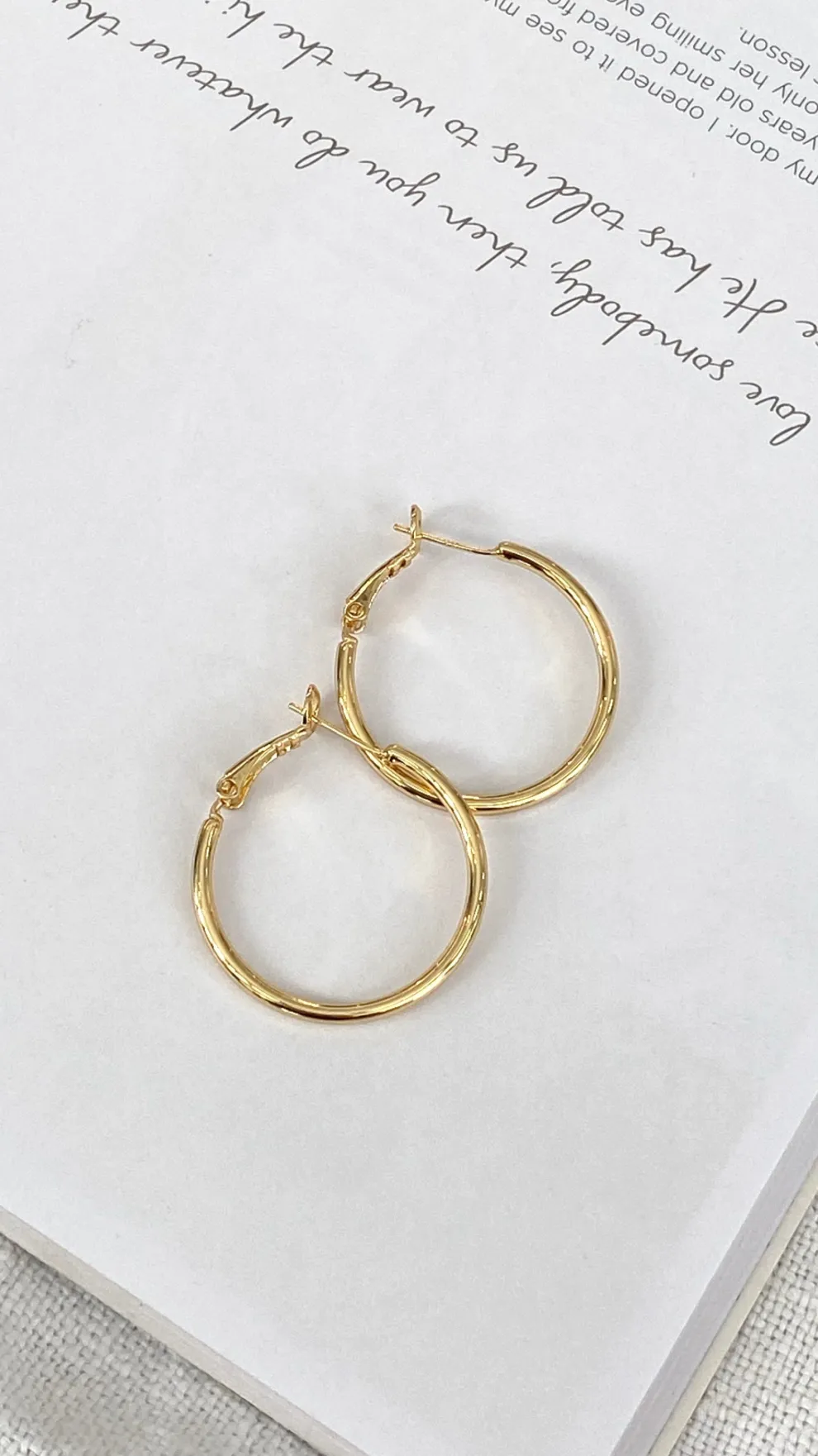 Leni Hoops - Gold