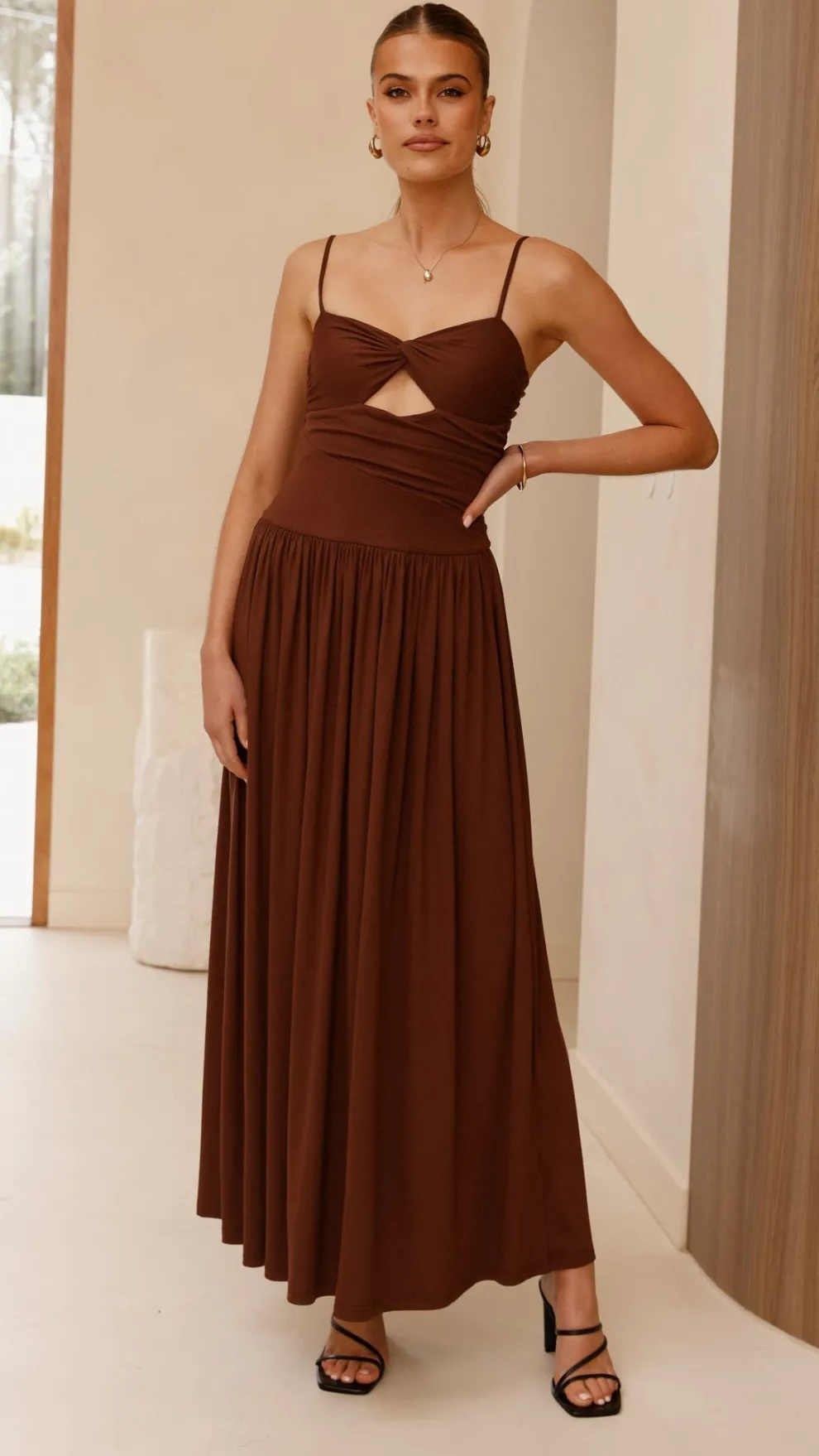 Libertine Maxi Dress - Chocolate