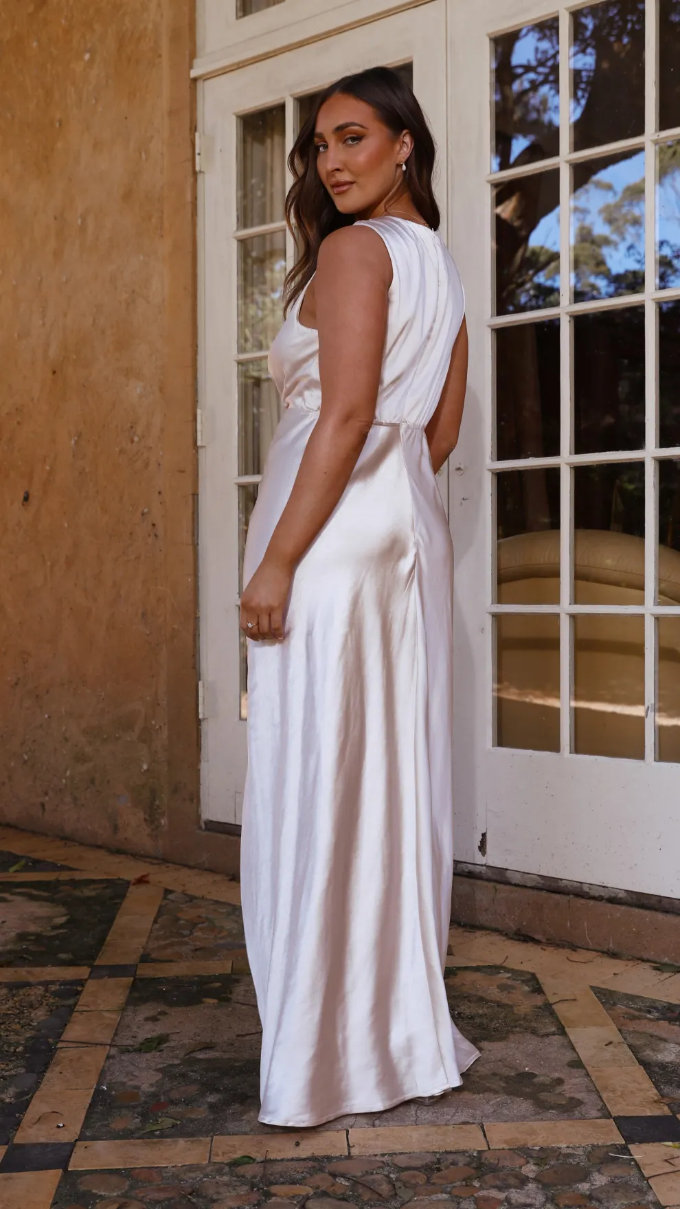 Lucia Maxi Dress - Champagne