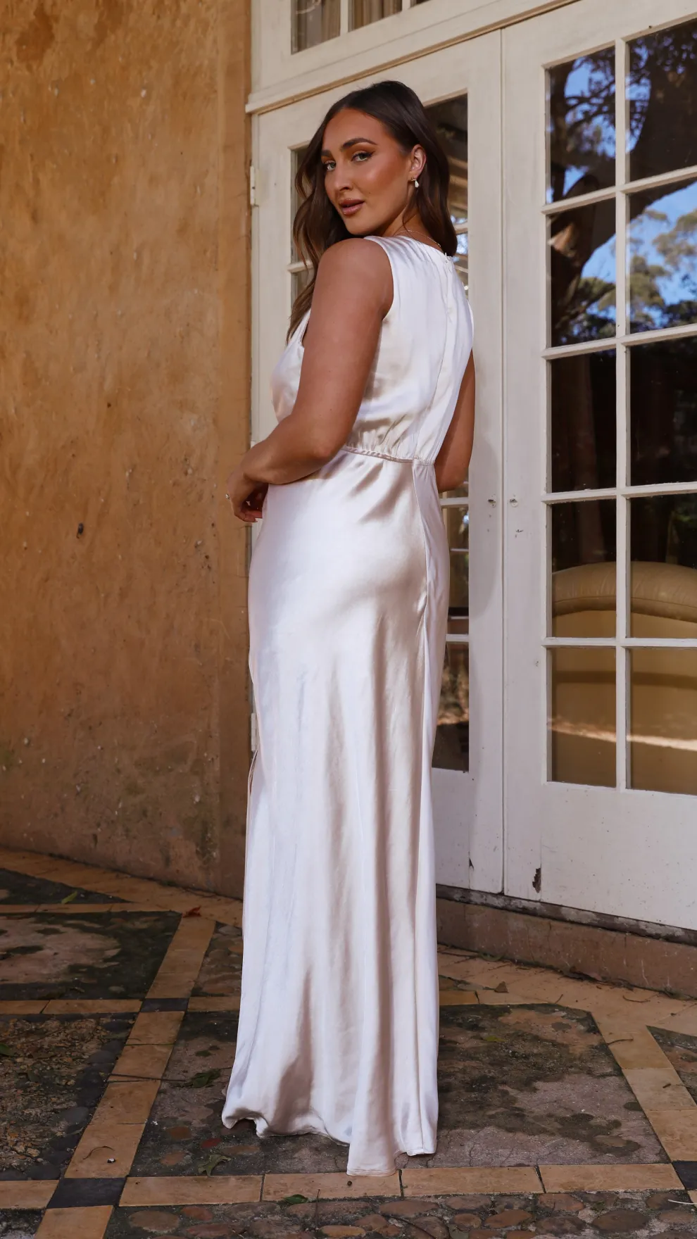 Lucia Maxi Dress - Champagne