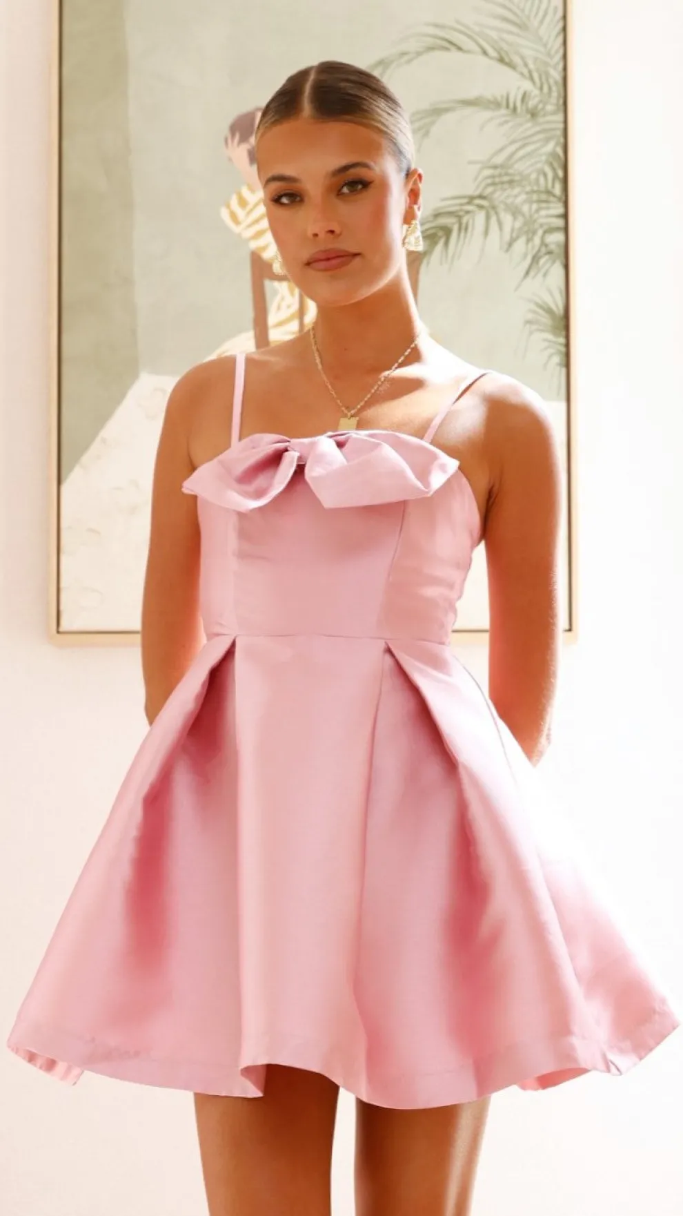 Lue Mini Dress - Pink