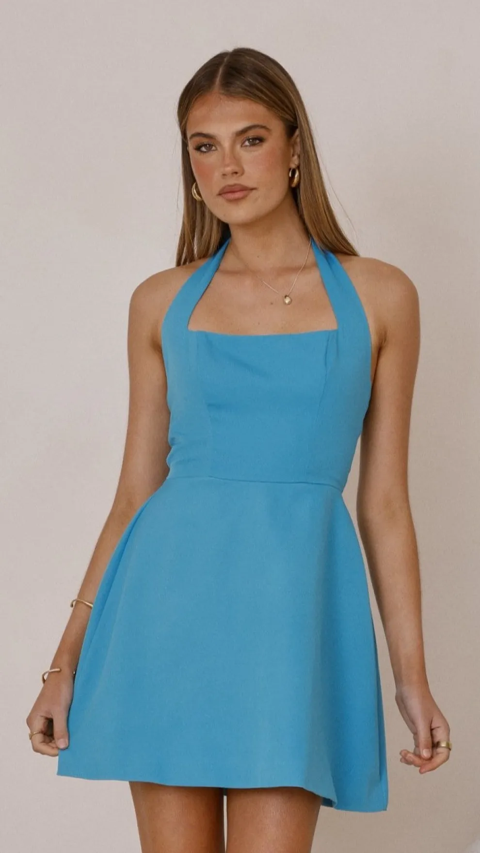 Madelyn Mini Dress - Blue