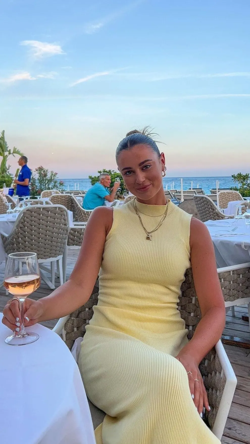 Mae Knit Dress - Yellow