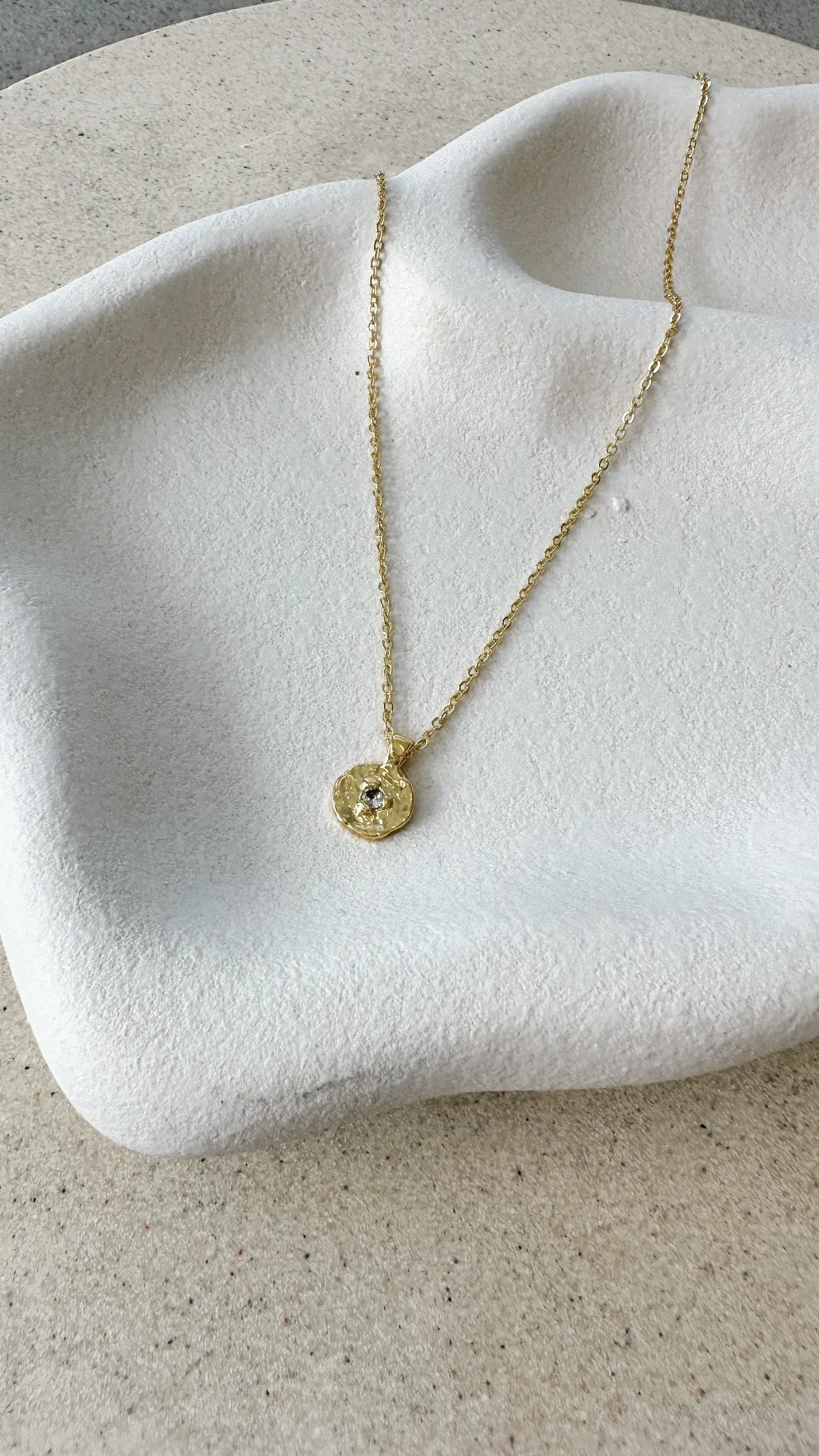 March Birthstone Necklace - Aquamarine