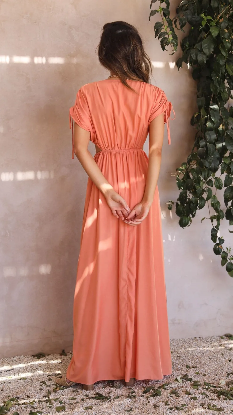 Marilyn Maxi Dress - Tangerine