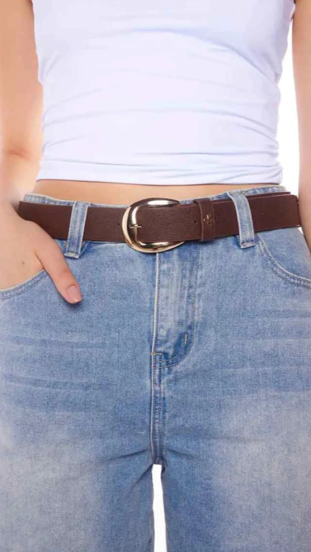 Marissa Belt - Choc PU