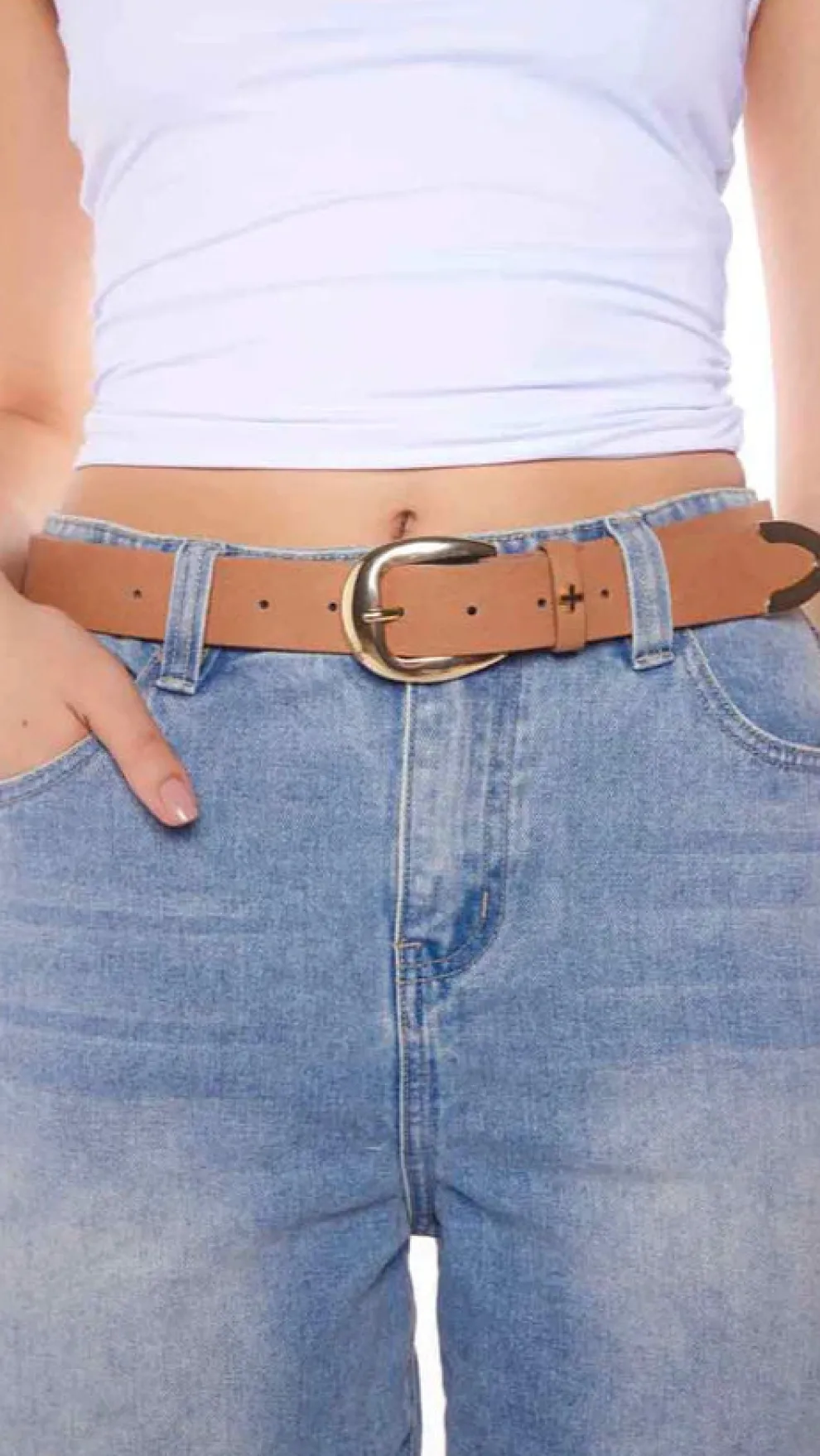 Marissa Belt - Tan PU