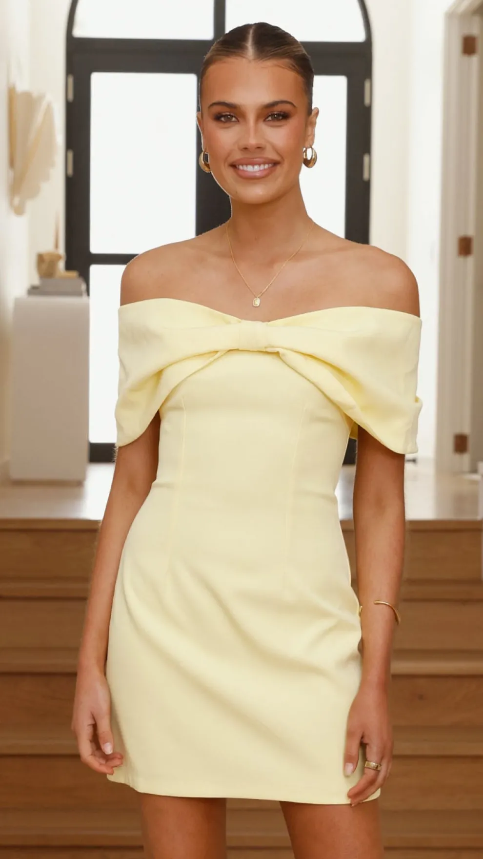 Mia Mini Dress - Yellow