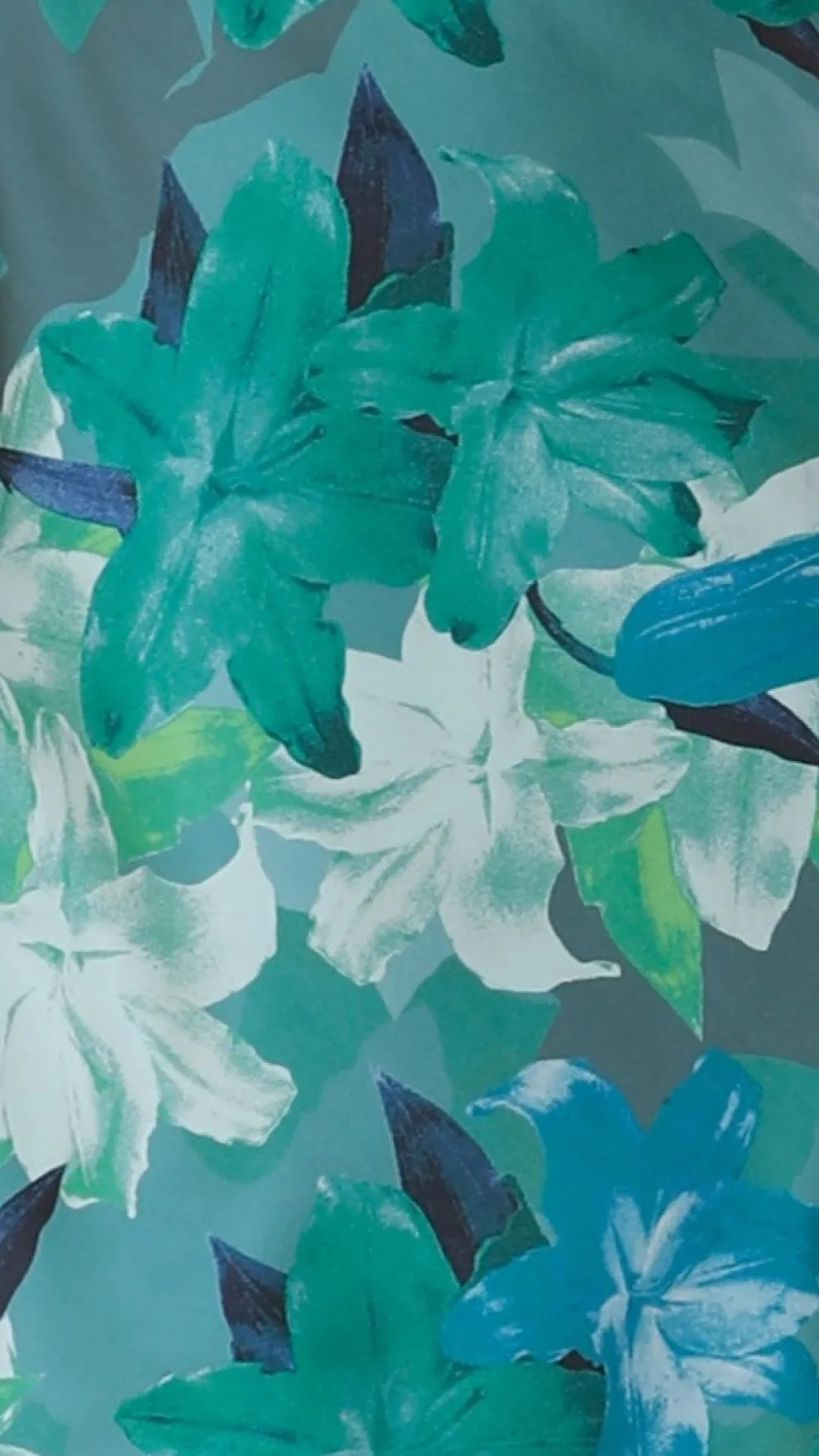 Miya Mini Dress - Green Print