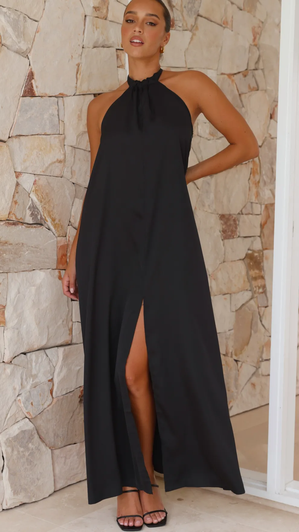 Monique Maxi Dress - Black