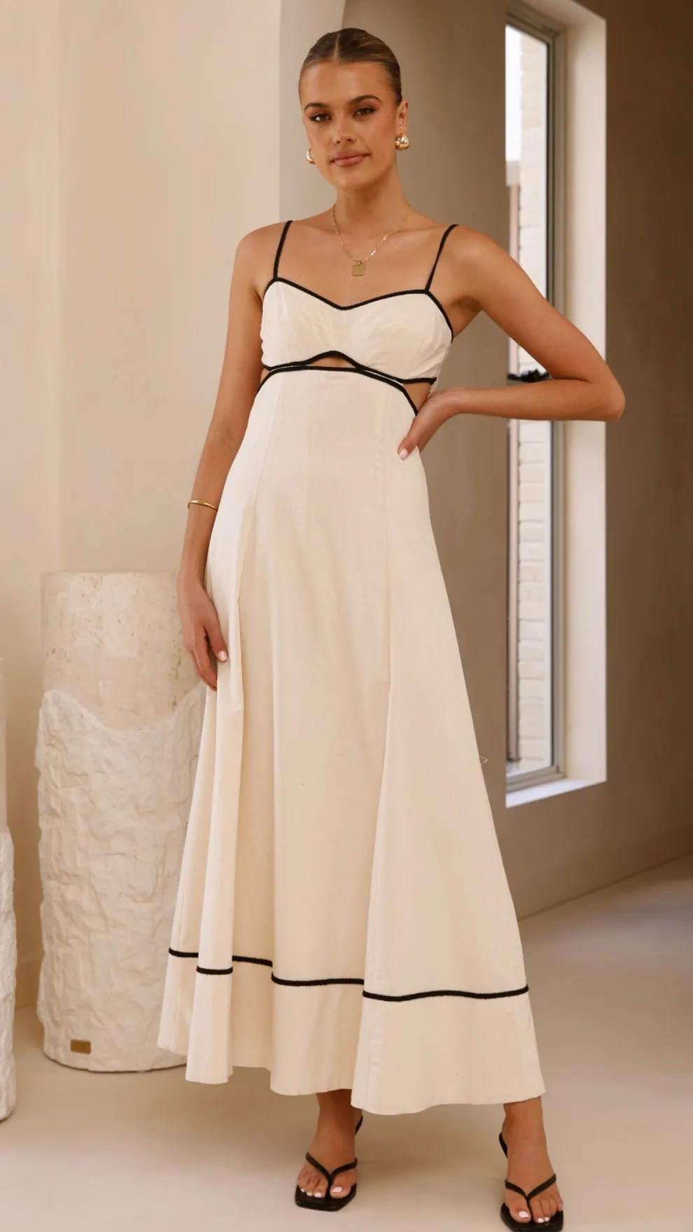 Nereda Maxi Dress - Cream