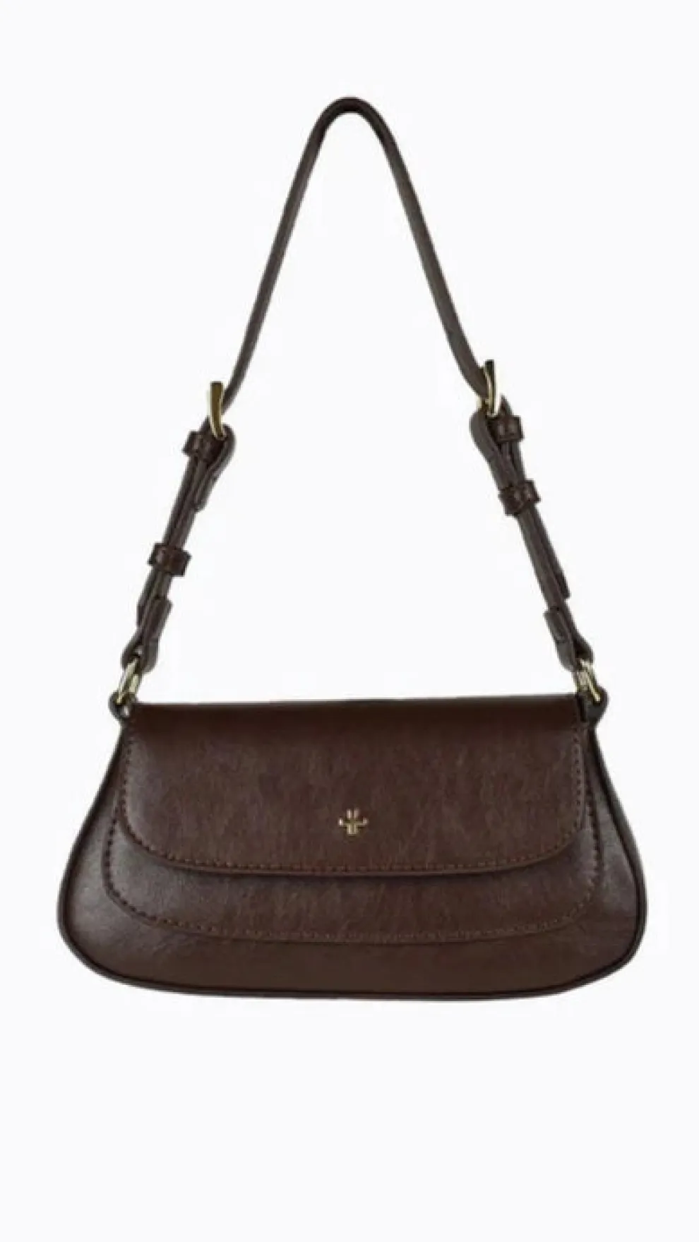 Nikki Shoulder Bag - Choc Crinkle