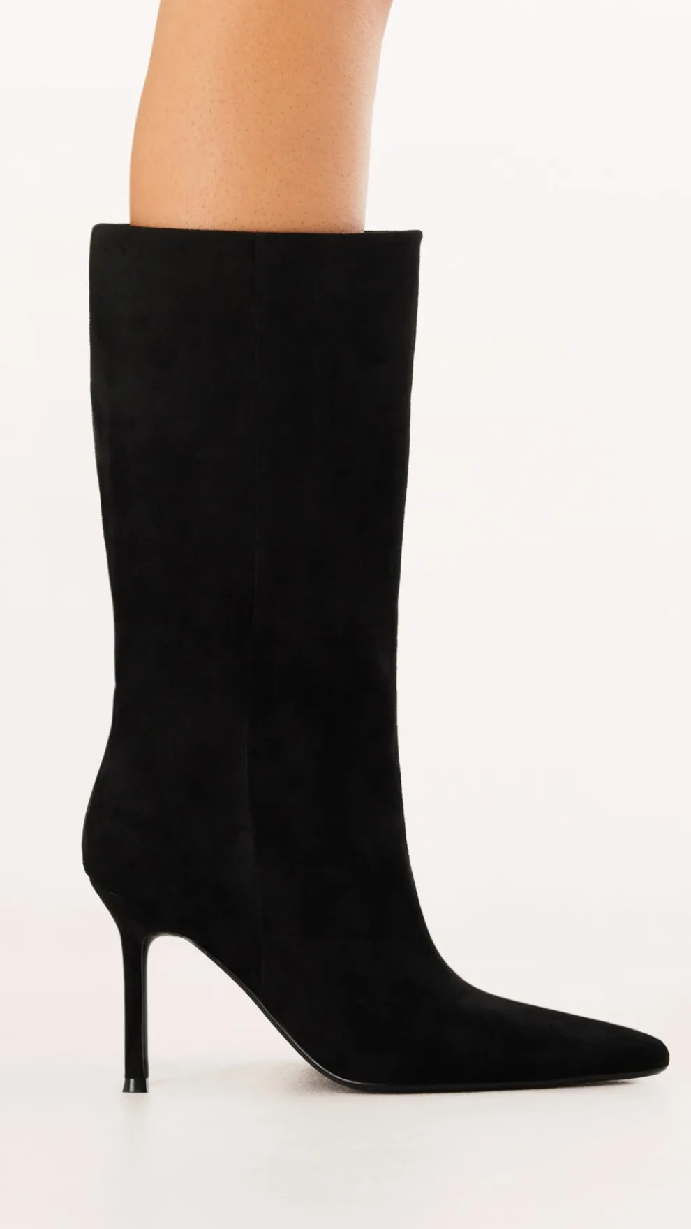 Nour Boots - Black Suede
