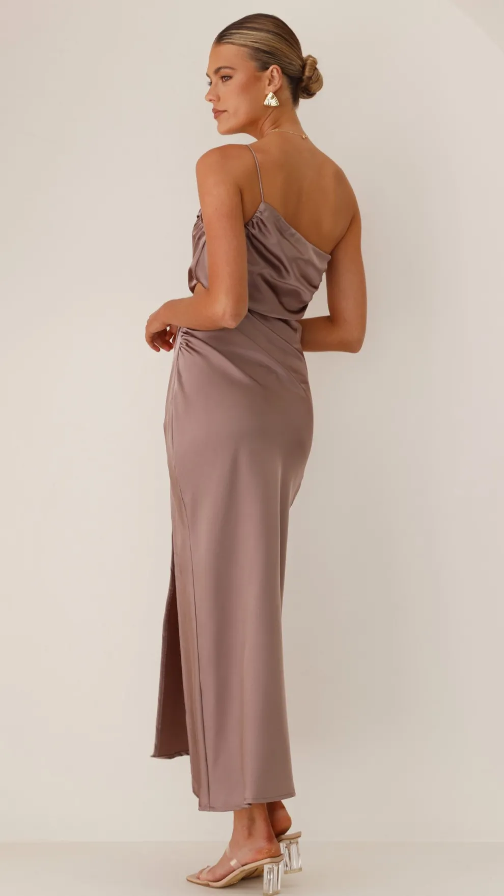 Nyla Maxi Dress - Mushroom