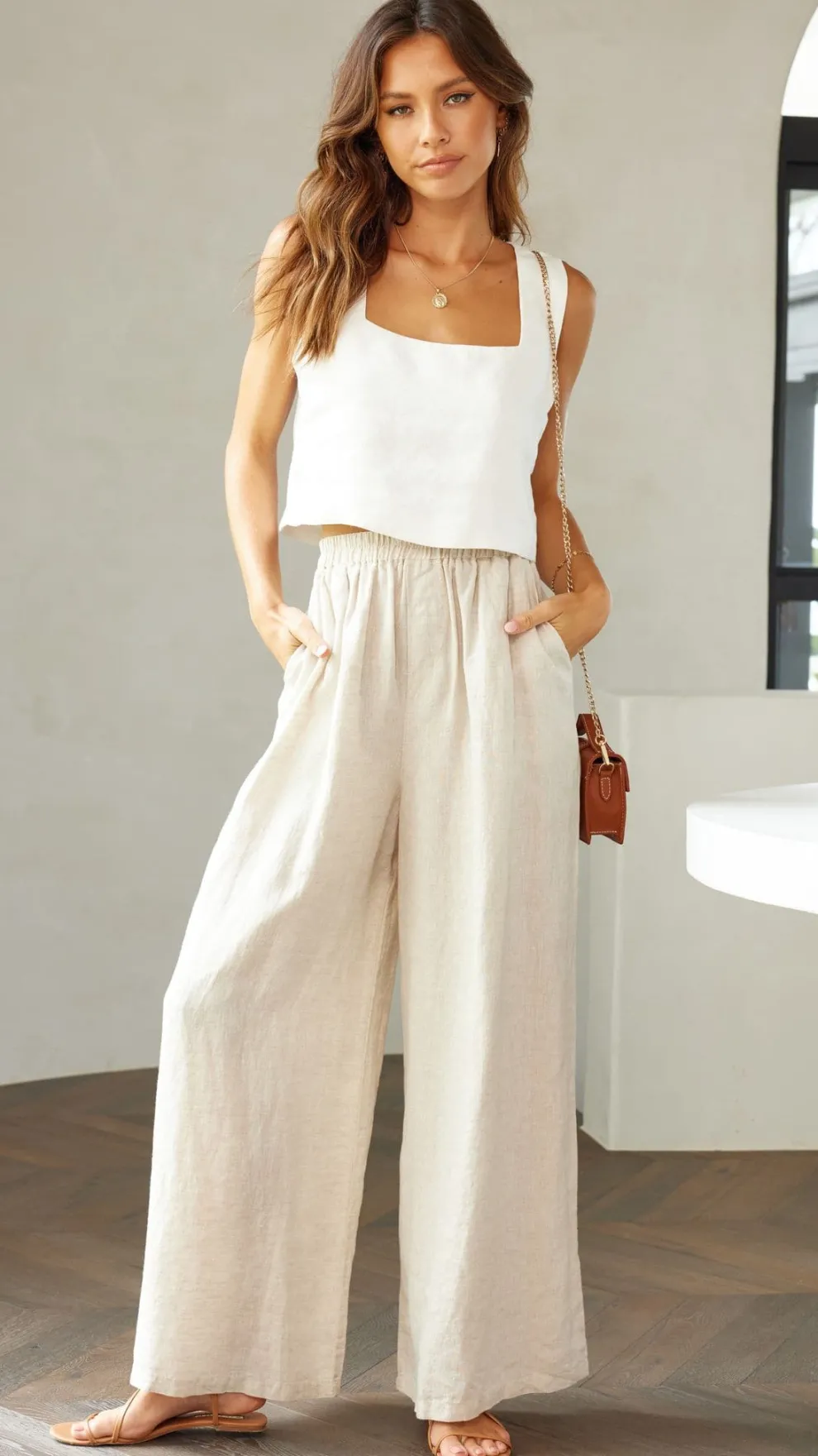 Oceana Pants - Natural