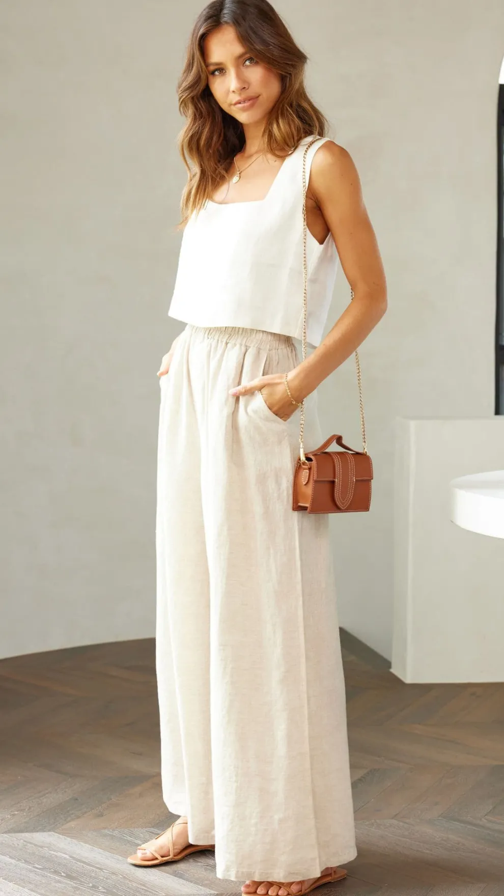 Oceana Pants - Natural