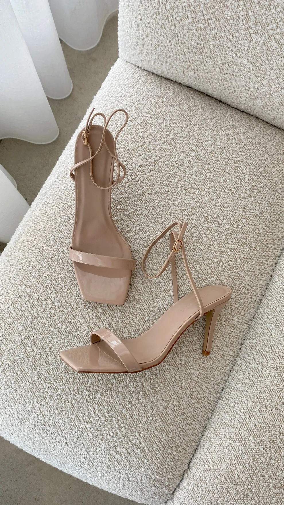 Octans Heels - Latte Patent