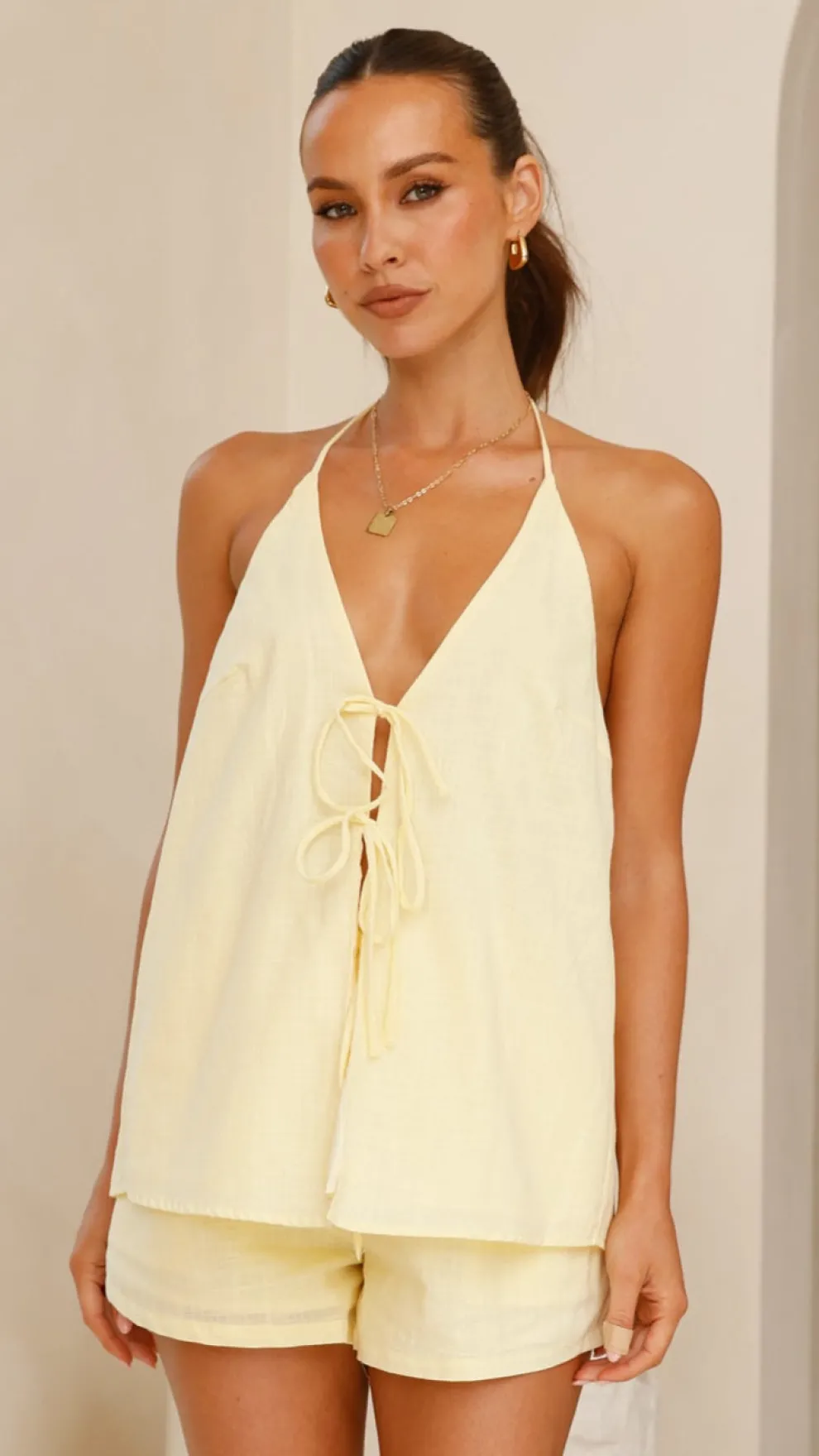 Octavia Shorts - Lemon