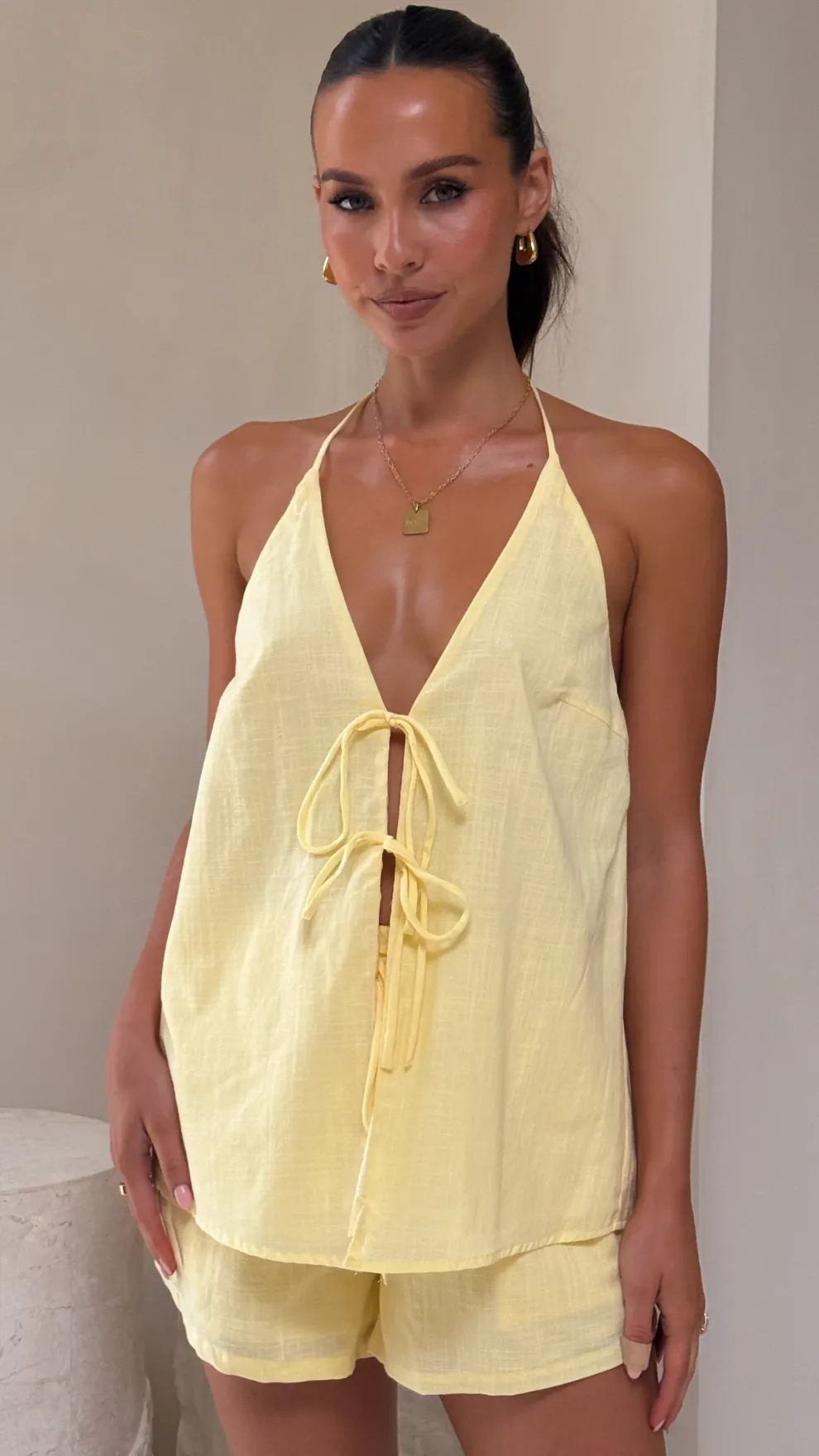 Octavia Shorts - Lemon