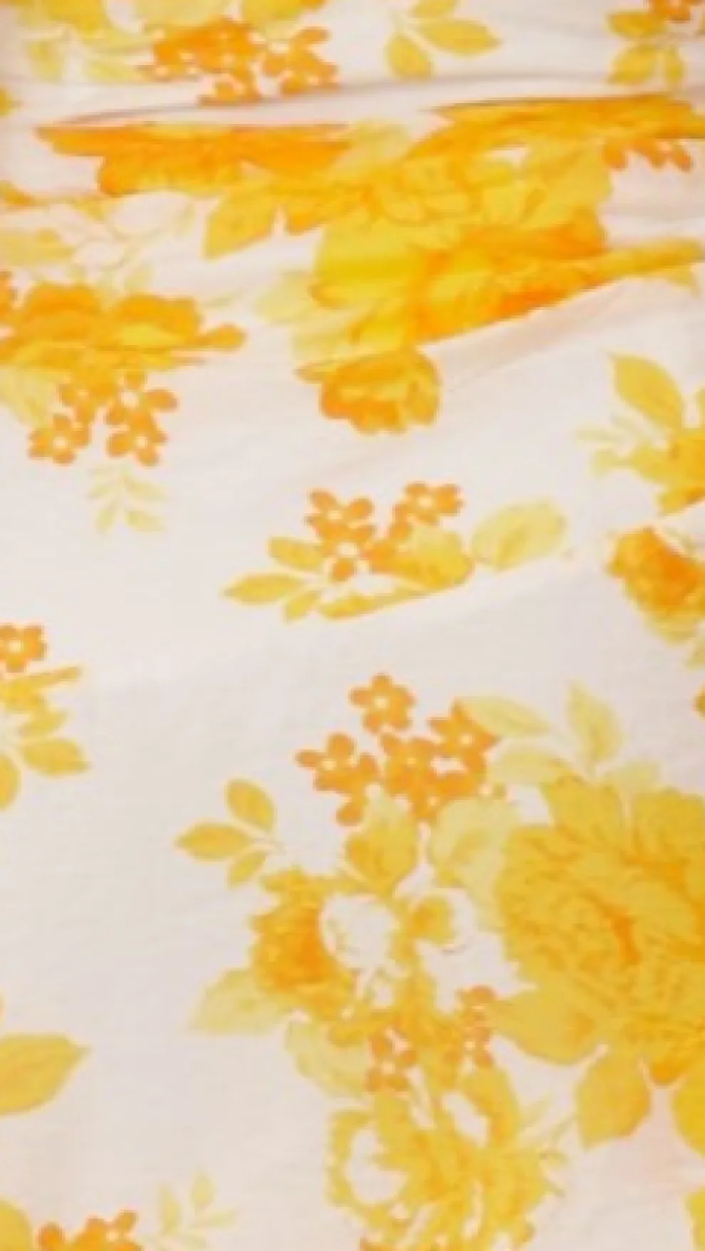 Odilie One Shoulder Maxi Dress - Yellow Floral