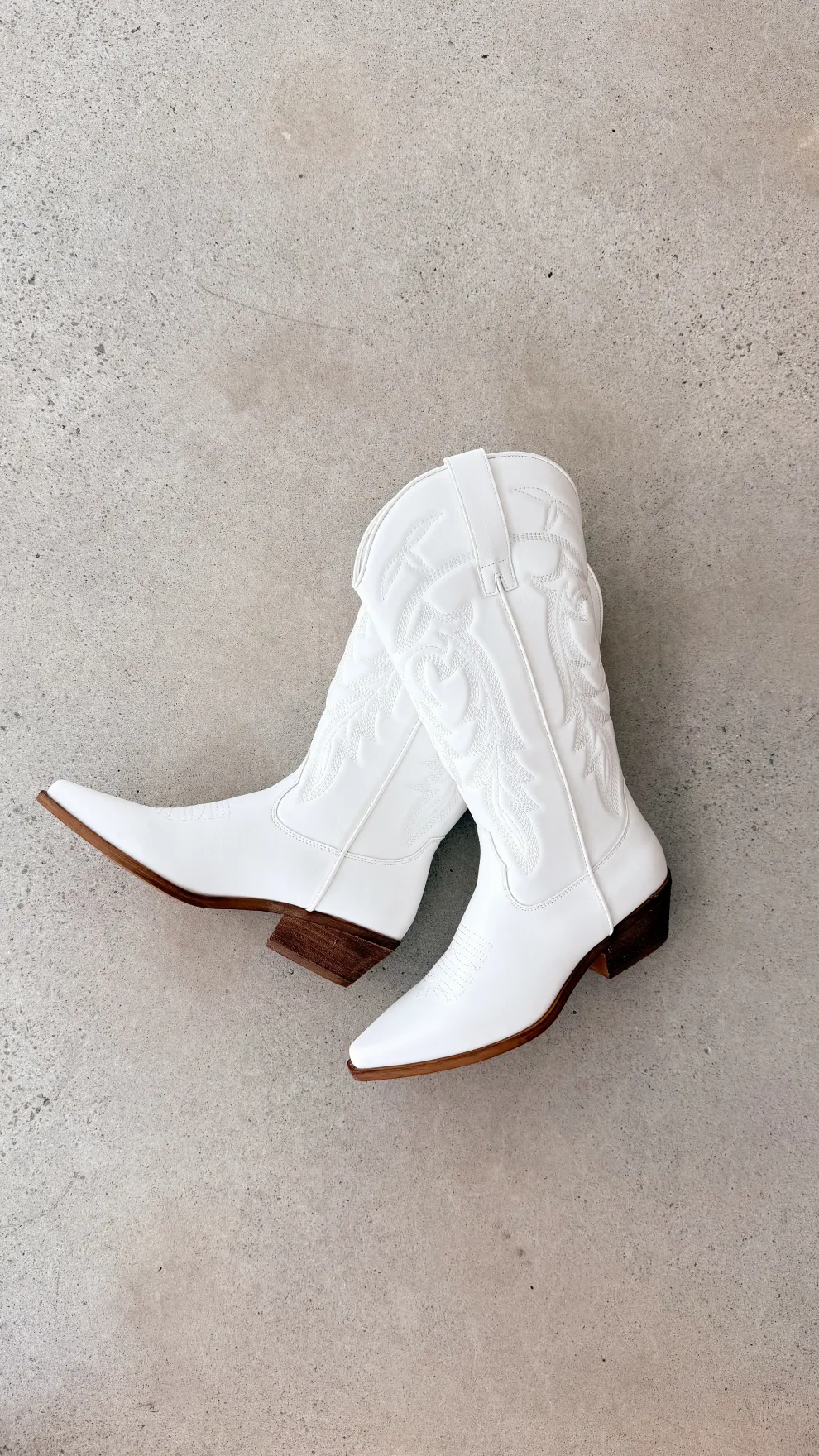 Ottilie Boots - White